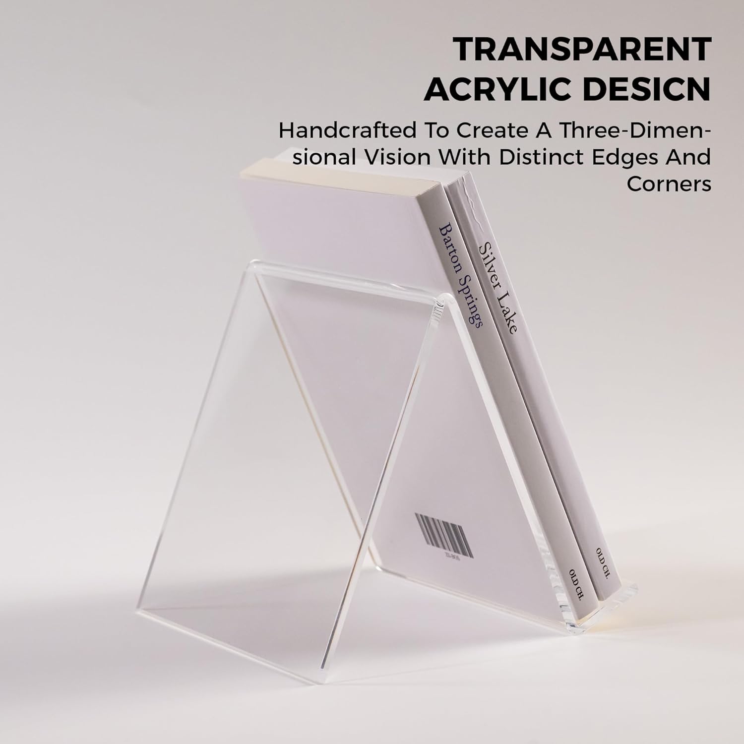 Acrylic Book Stand / 8.5 x 11 / 2-pack / Clear / Set of 2