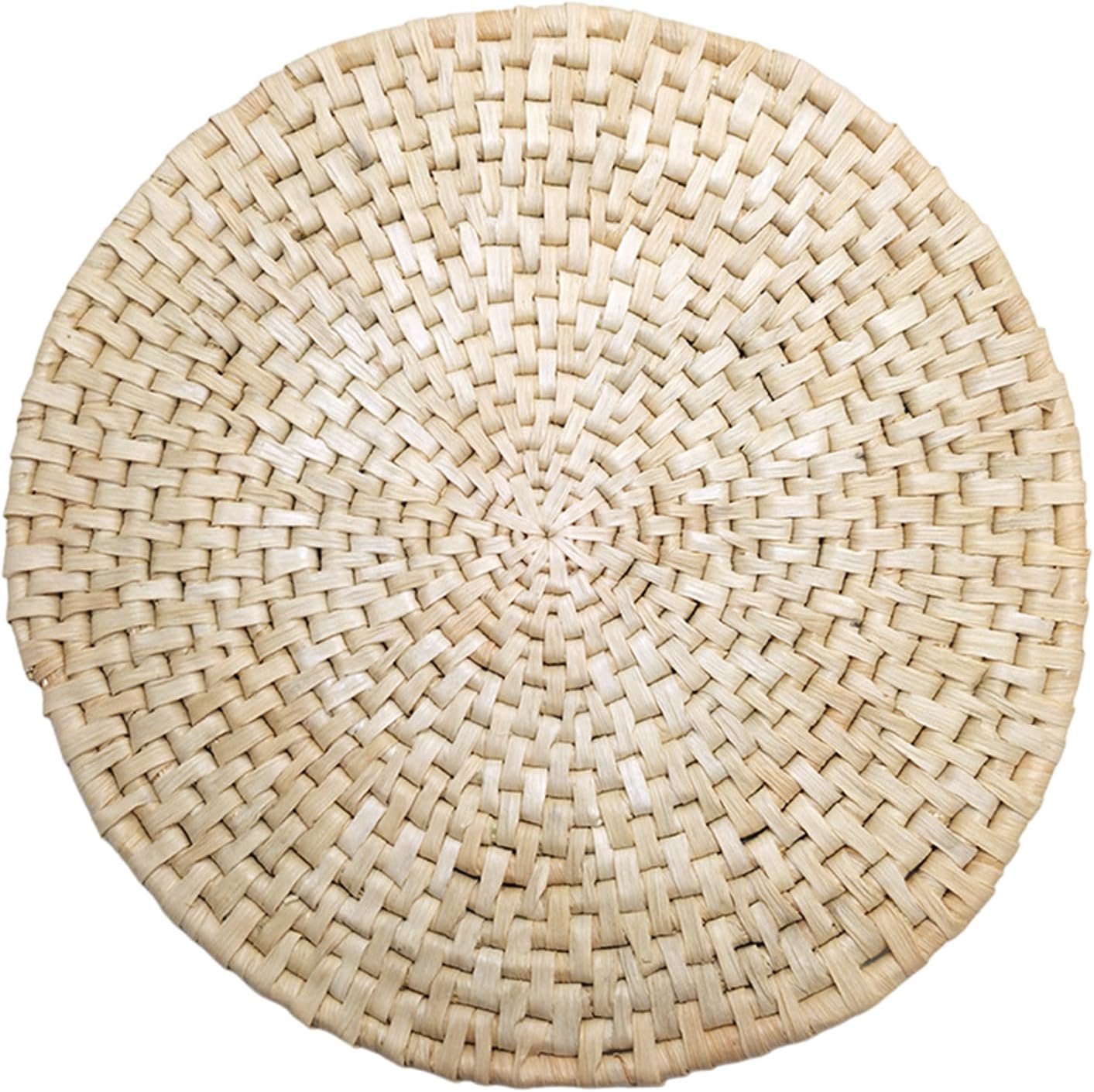 Grass Weave Wall Decorations Rattan Wall Decorations Handmade Round Grass Weaving Hangings Ornament