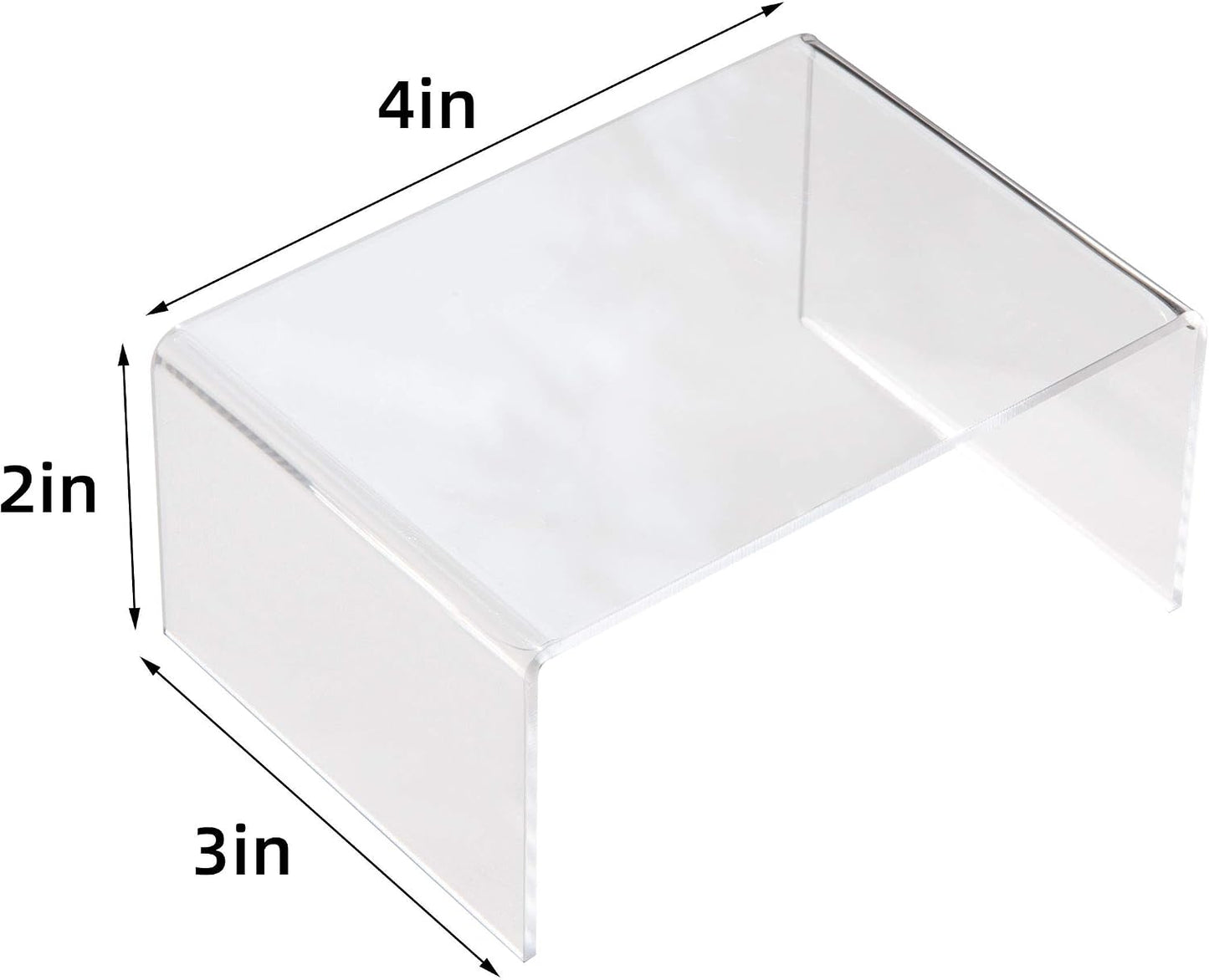 Cupcake Stand for Small Toys and Cosmetics / 10p-2*3*4 / Clear