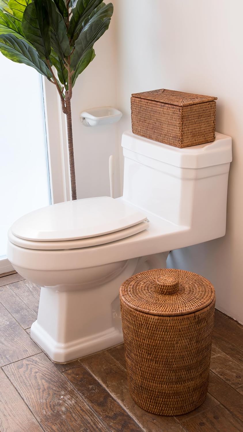 Rattan Basket Decorative Boxes / Brown