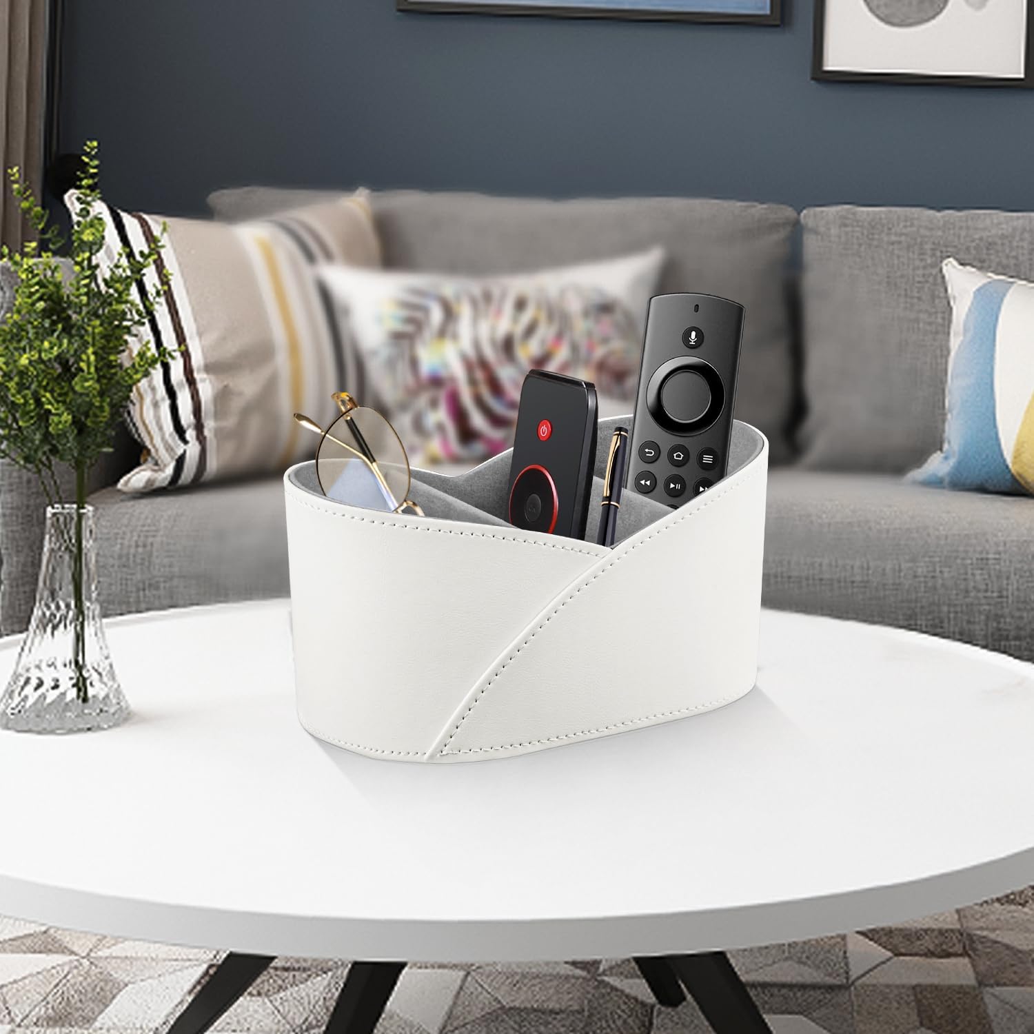 Remote Control Holder / Remotes Holder / White