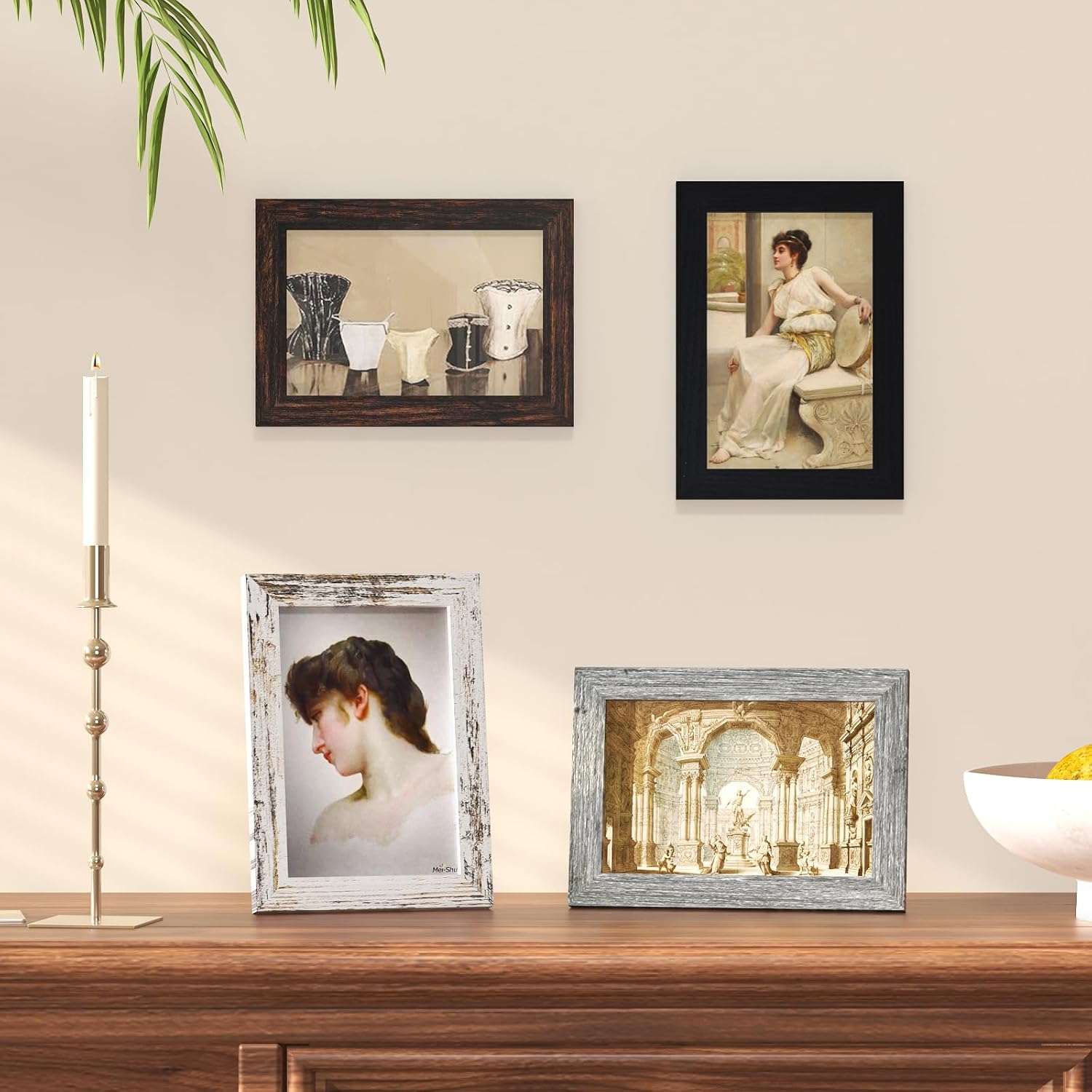 Photo Frames / Picture Frames / Mix Color / 4 x 6