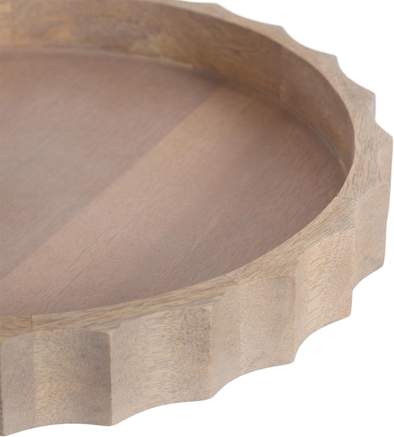 Lissi Decorative Round Tray / Natural / 15 Inch