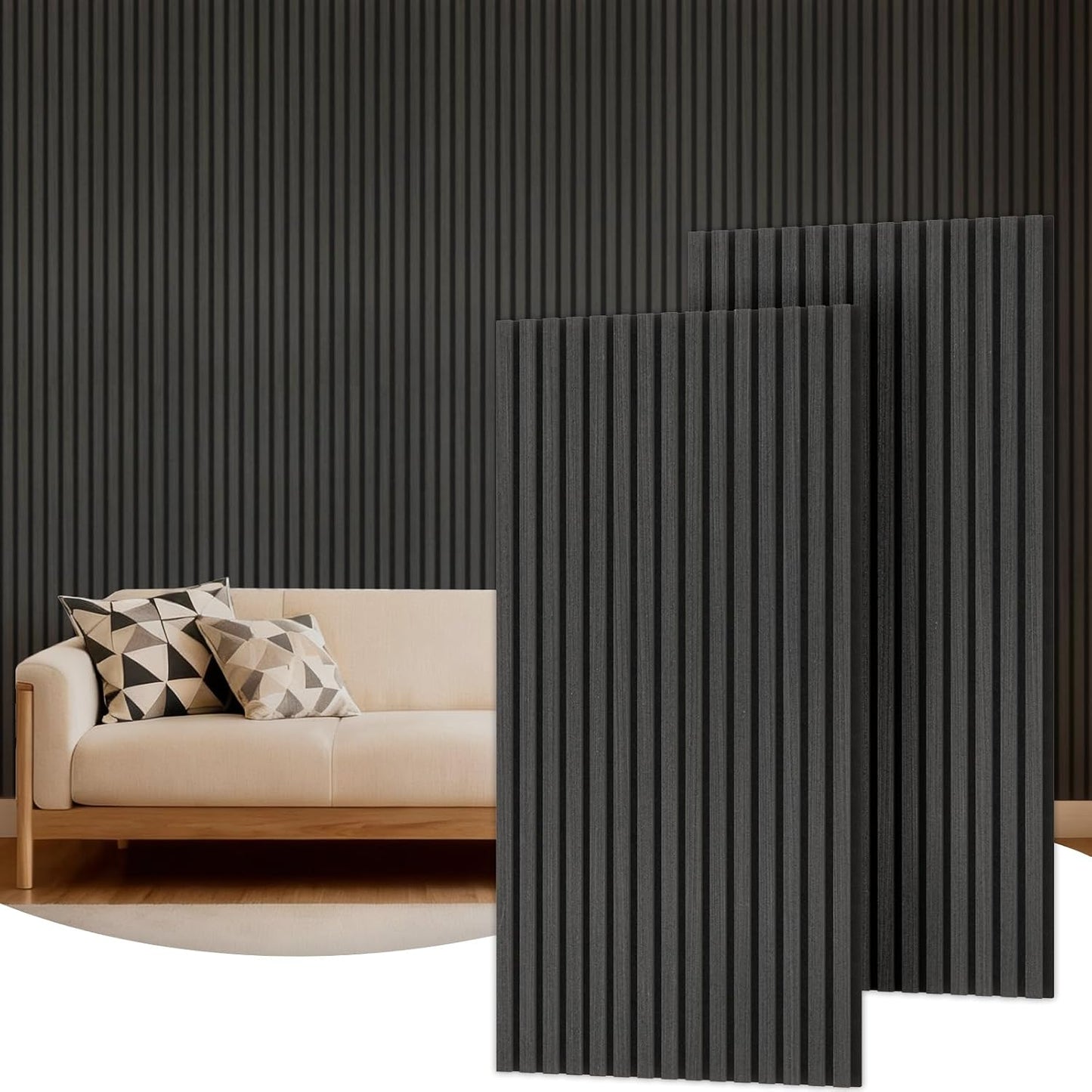 TONOR Wood Wall Panels for Interior Wall Decor-2 Pack 47.2" x 23.6"