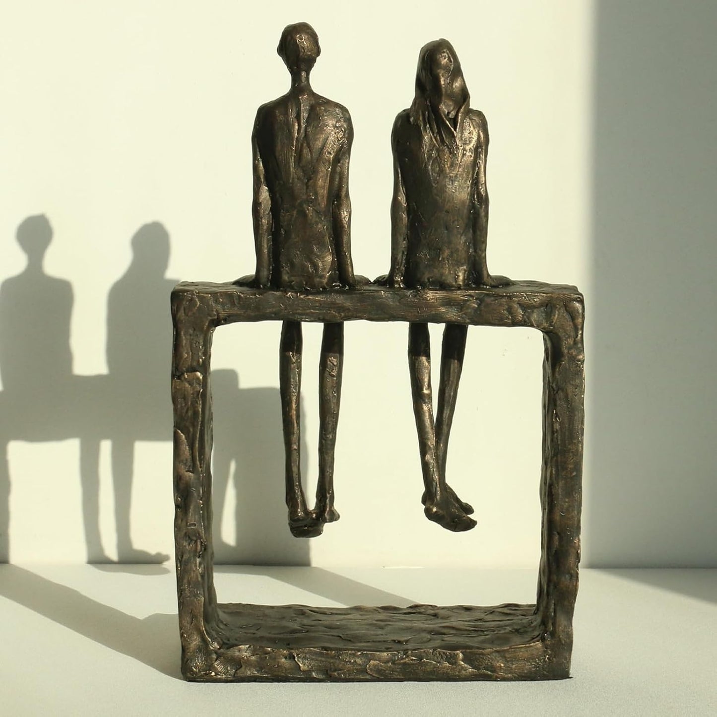 Abstract Couple Statue Home Decor / Bronze