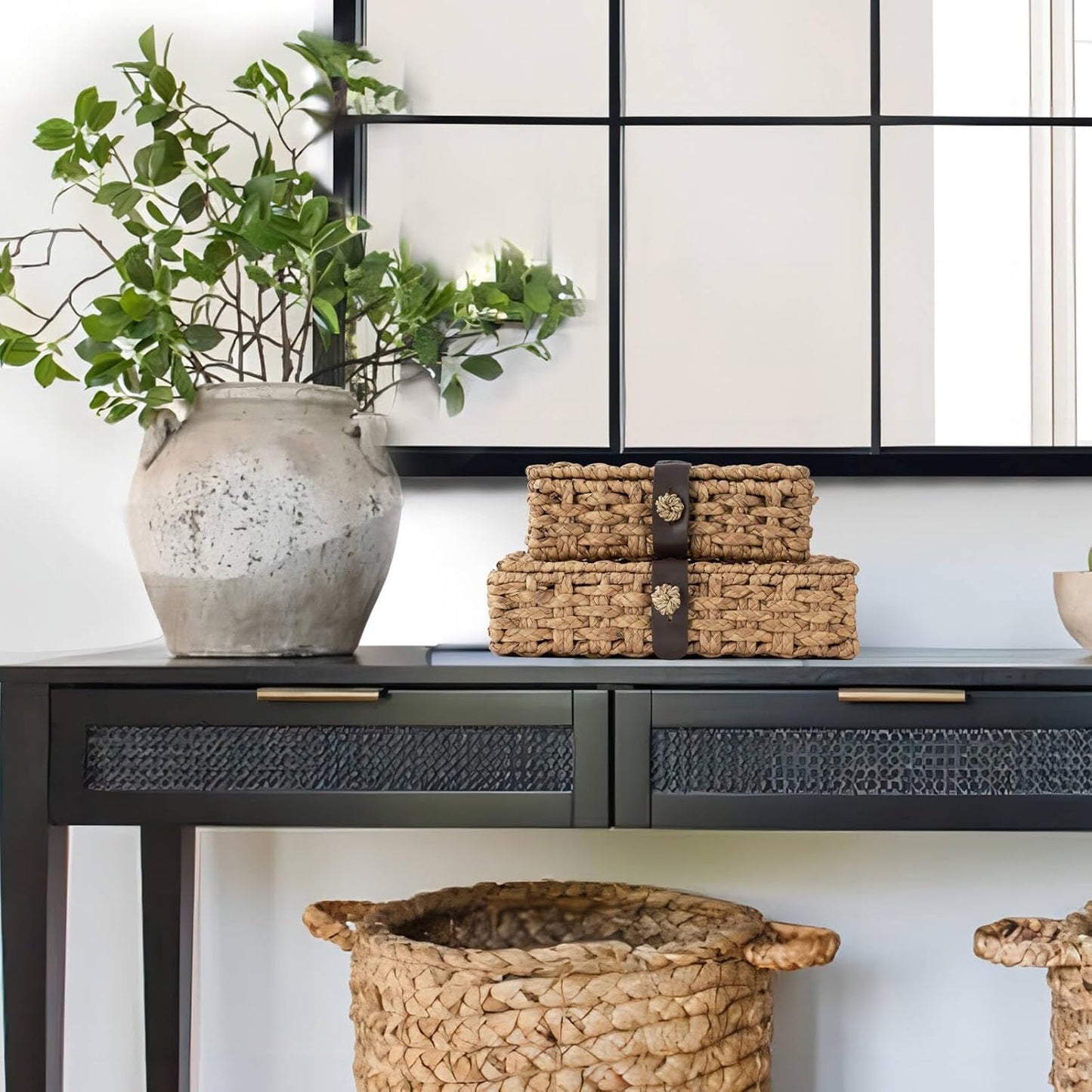 Wicker Storage Basket / Large