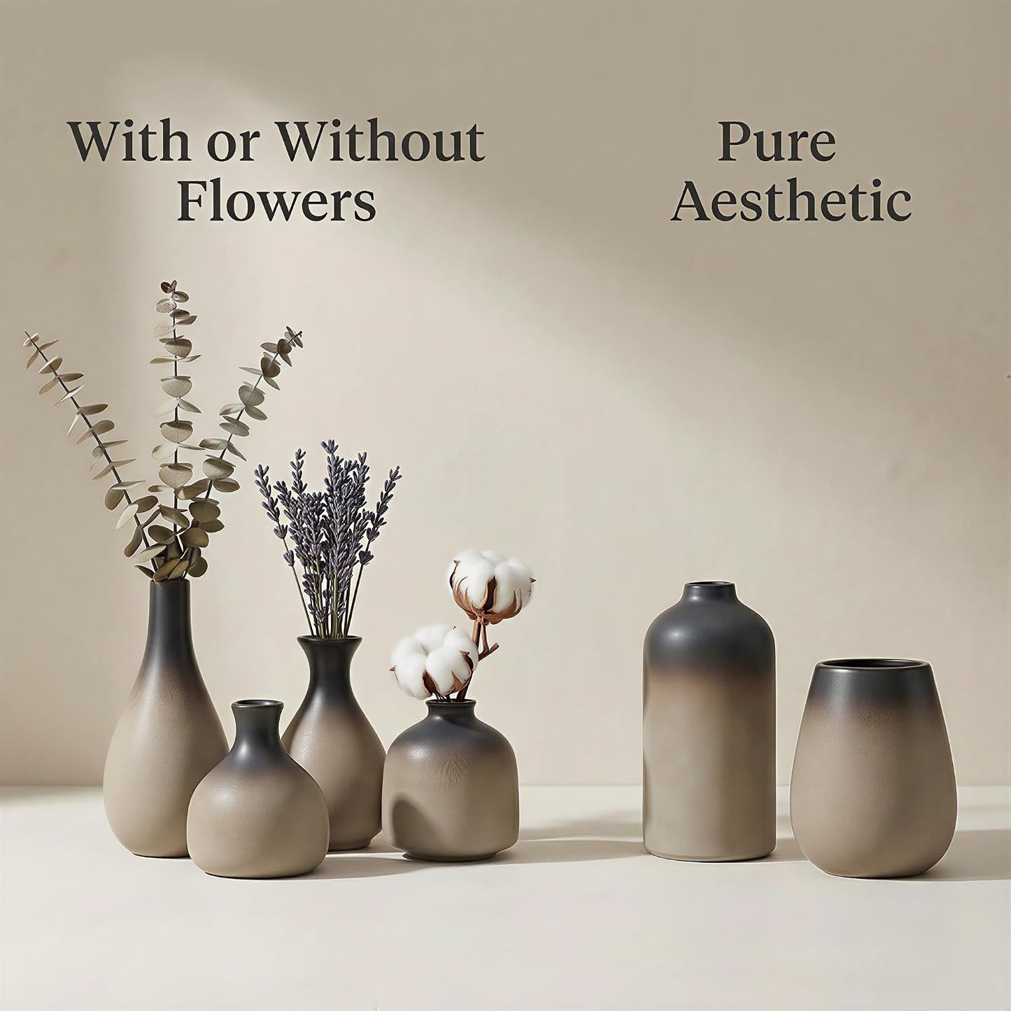 Ceramic Bud Vases / Vintage - 11-piece Set / Set of 11