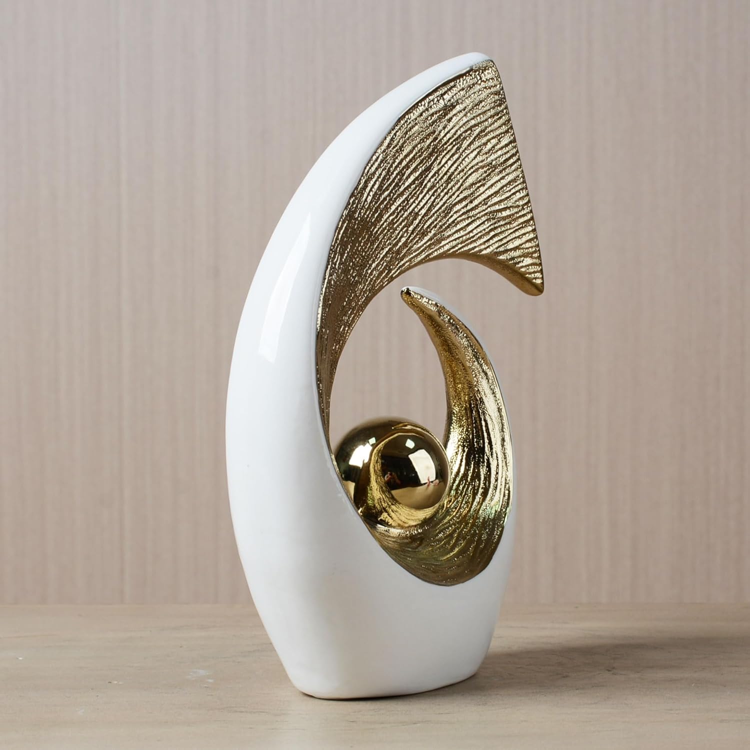 Abstract Statue Figurine Modern Art Sculpture Home Decor Ceramic Ornament Gift for Living Dining