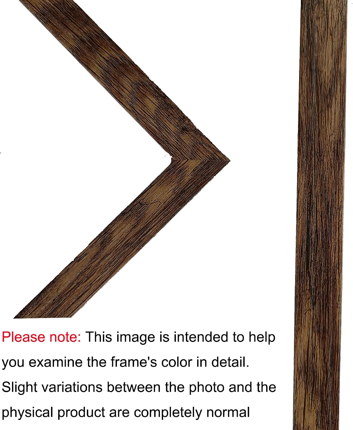 SESEAT 16x20 Picture Frame Rustic Brown, Poster Frame Display Prints 11x14 with Mat or 16x20 Without Mat, 4PCS