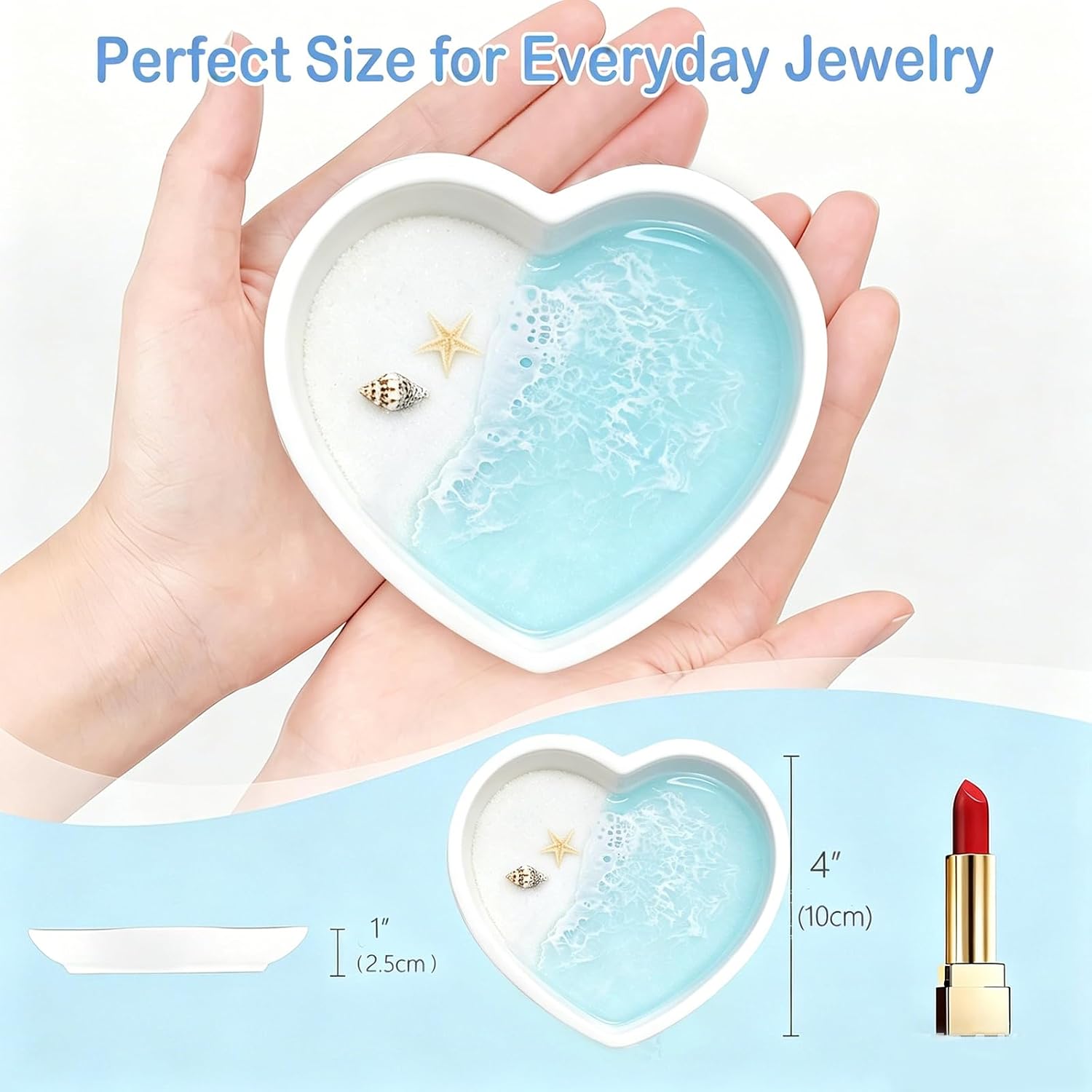 Coastal Jewelry Tray for Engagement & Wedding / Starfish