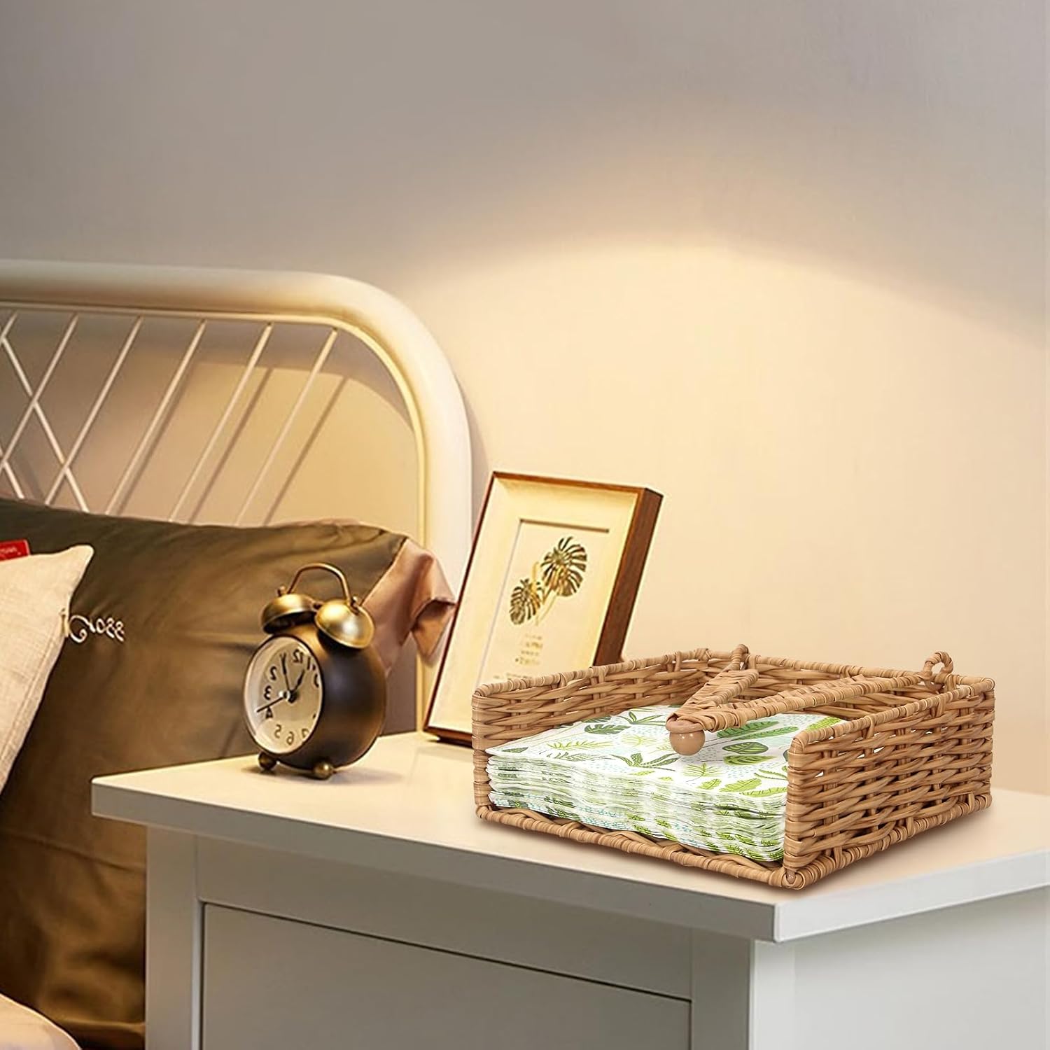 Weighted Napkin Holder Rattan Napkin Holders