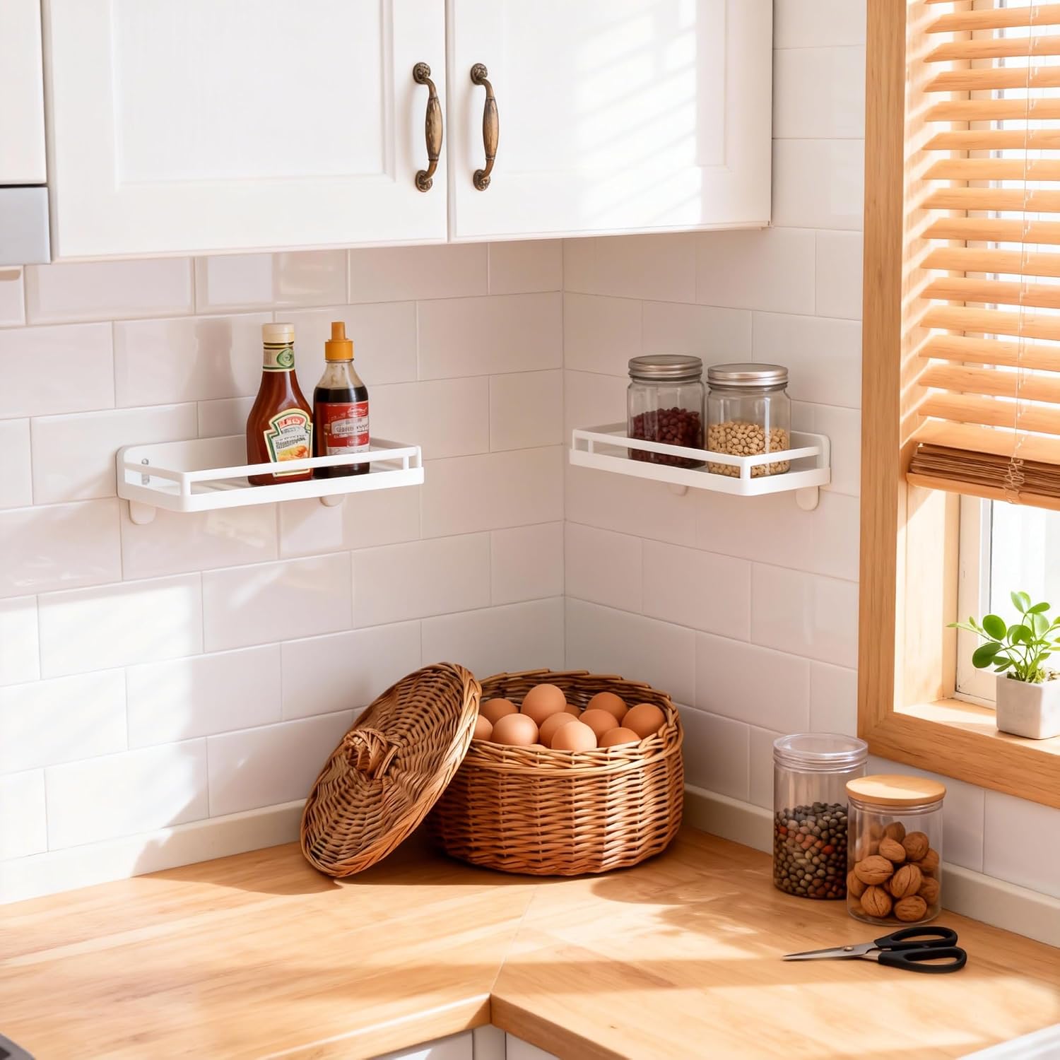 Handwoven Wicker Egg Basket