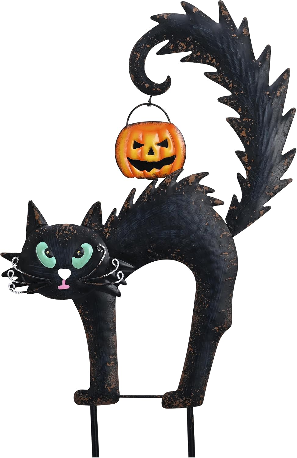53" Witch Crashing into Tree Halloween Outdoor Decoration
