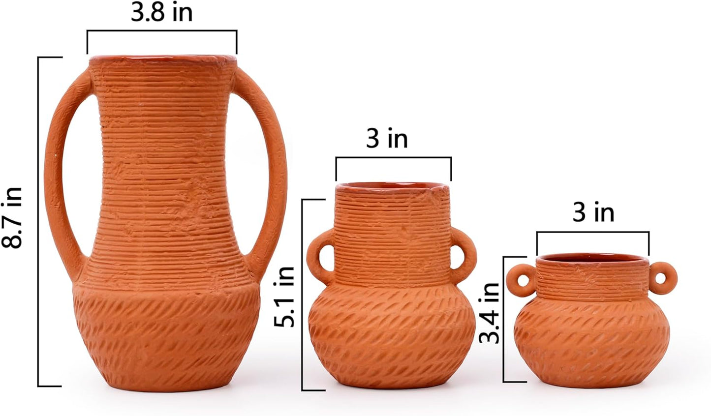 Ceramic Vase for Flower / Terracotta