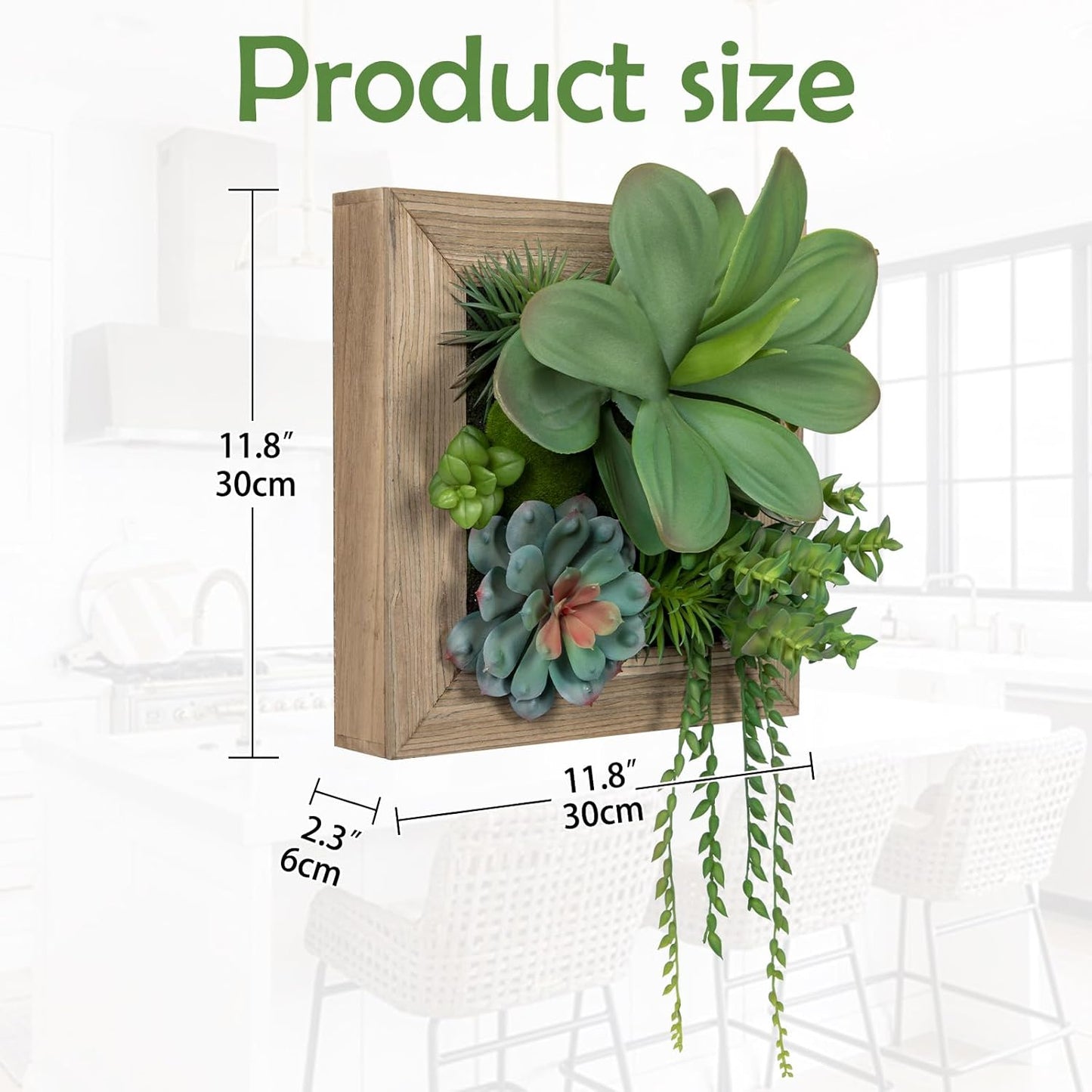 Wood Plant Box / 11.8 Inch #2