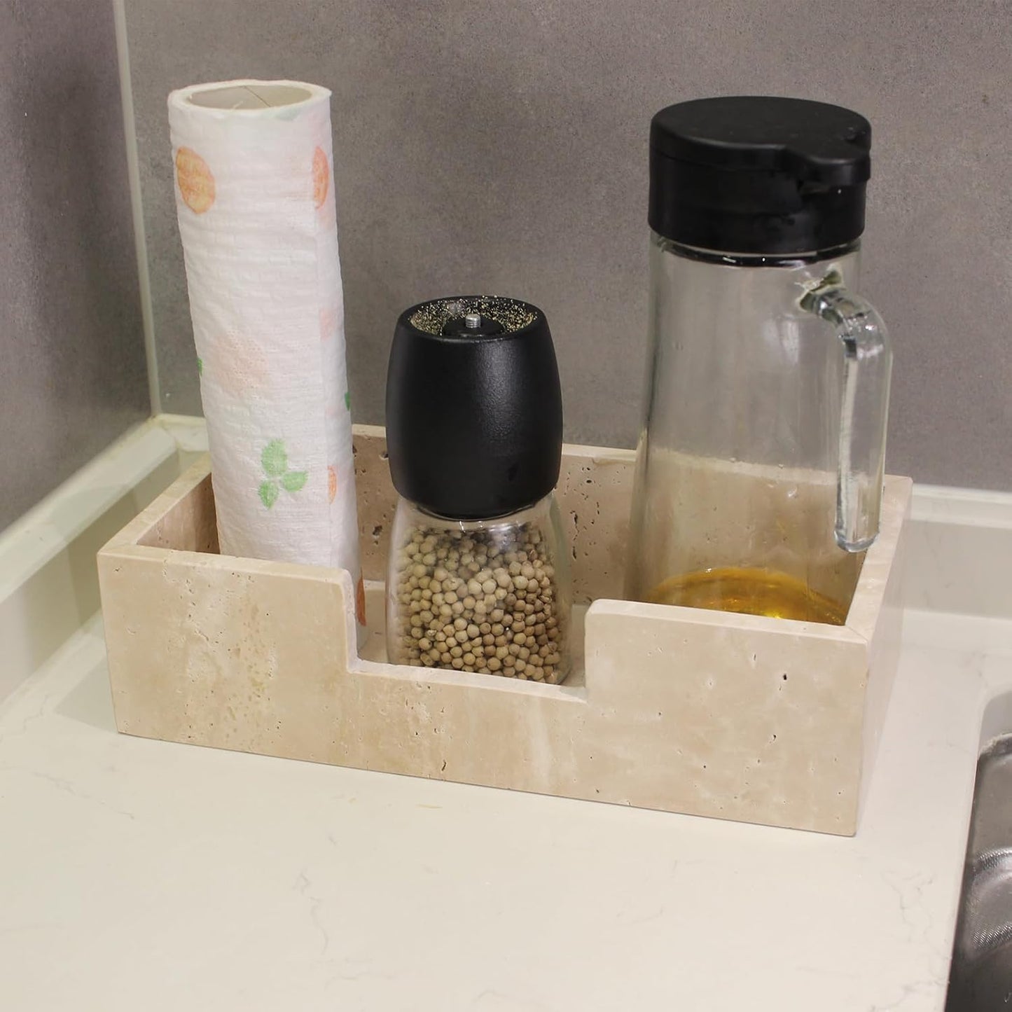 Holder / Paper Hand Basket / 9.8 x 4.9 x 2.8 / Guest Towel / Natural