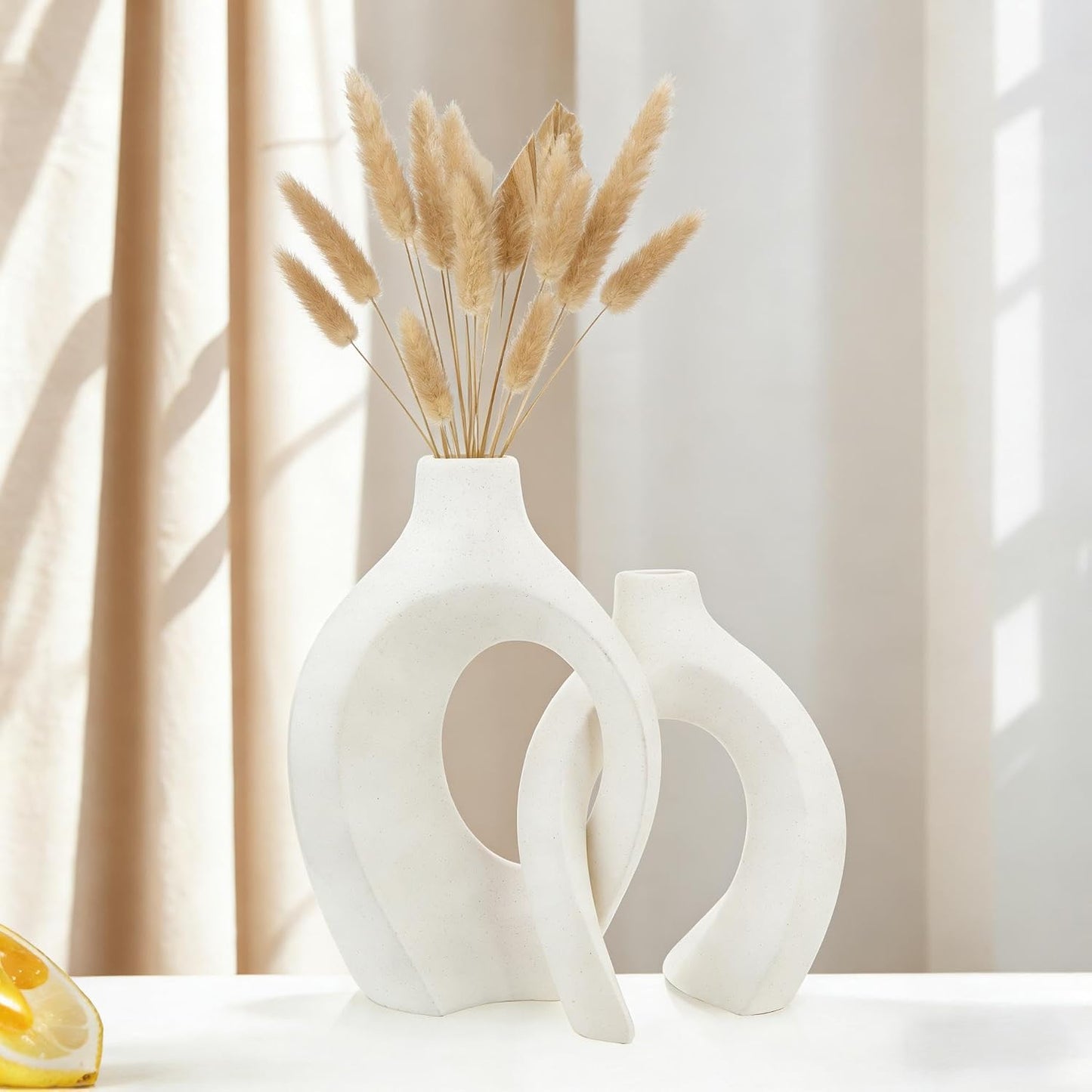Modern Resin Vases Set