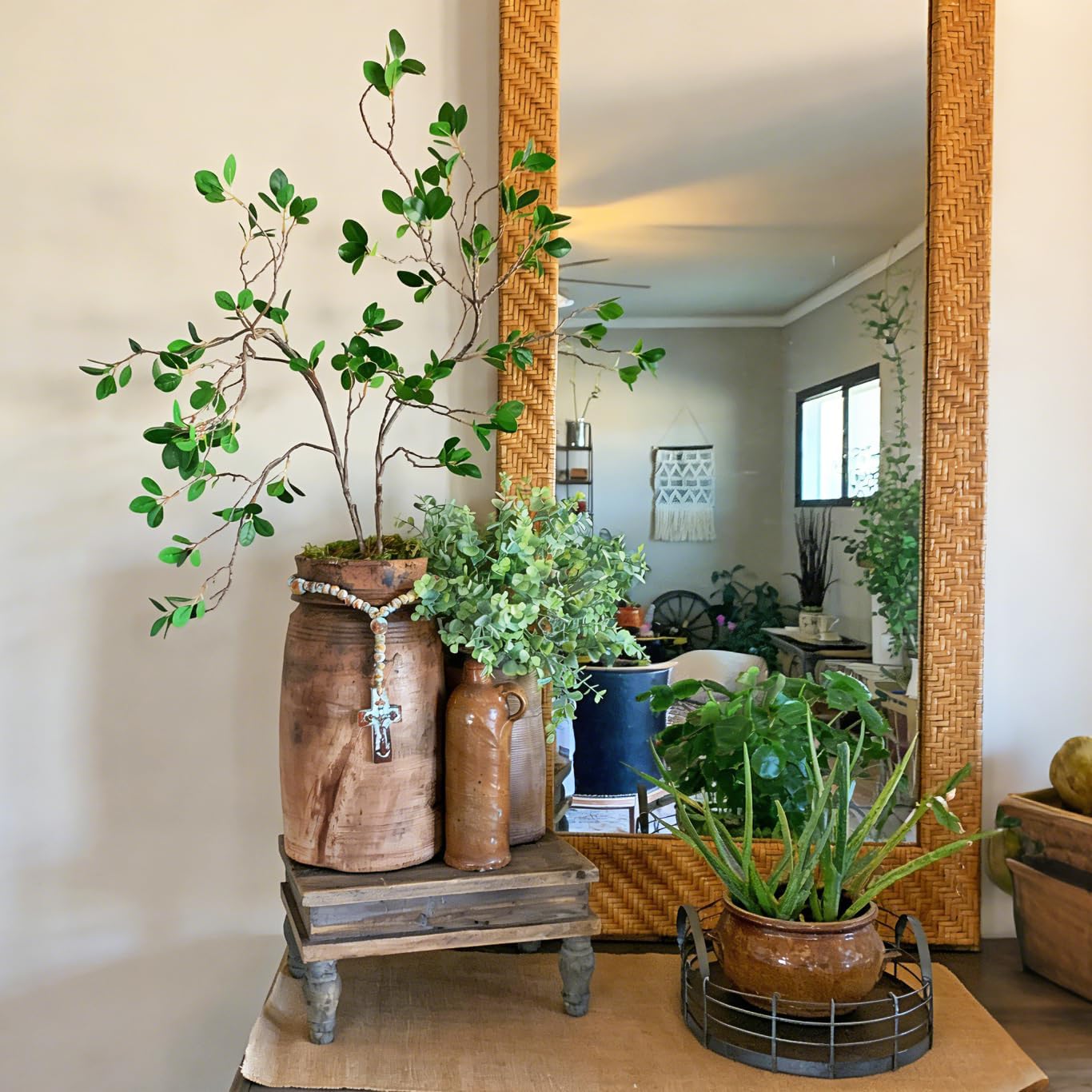 Artificial Eucalyptus Branches / Green