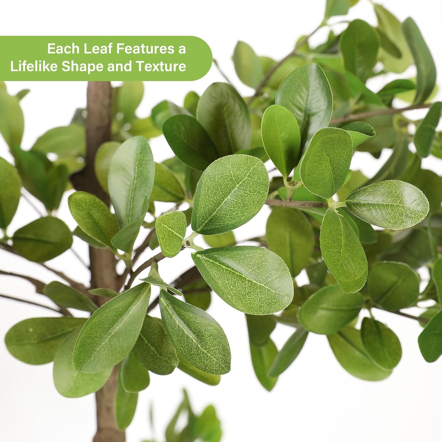 Shady Lady Tree Artificial Plant / 7ft / Black / 7 Inch
