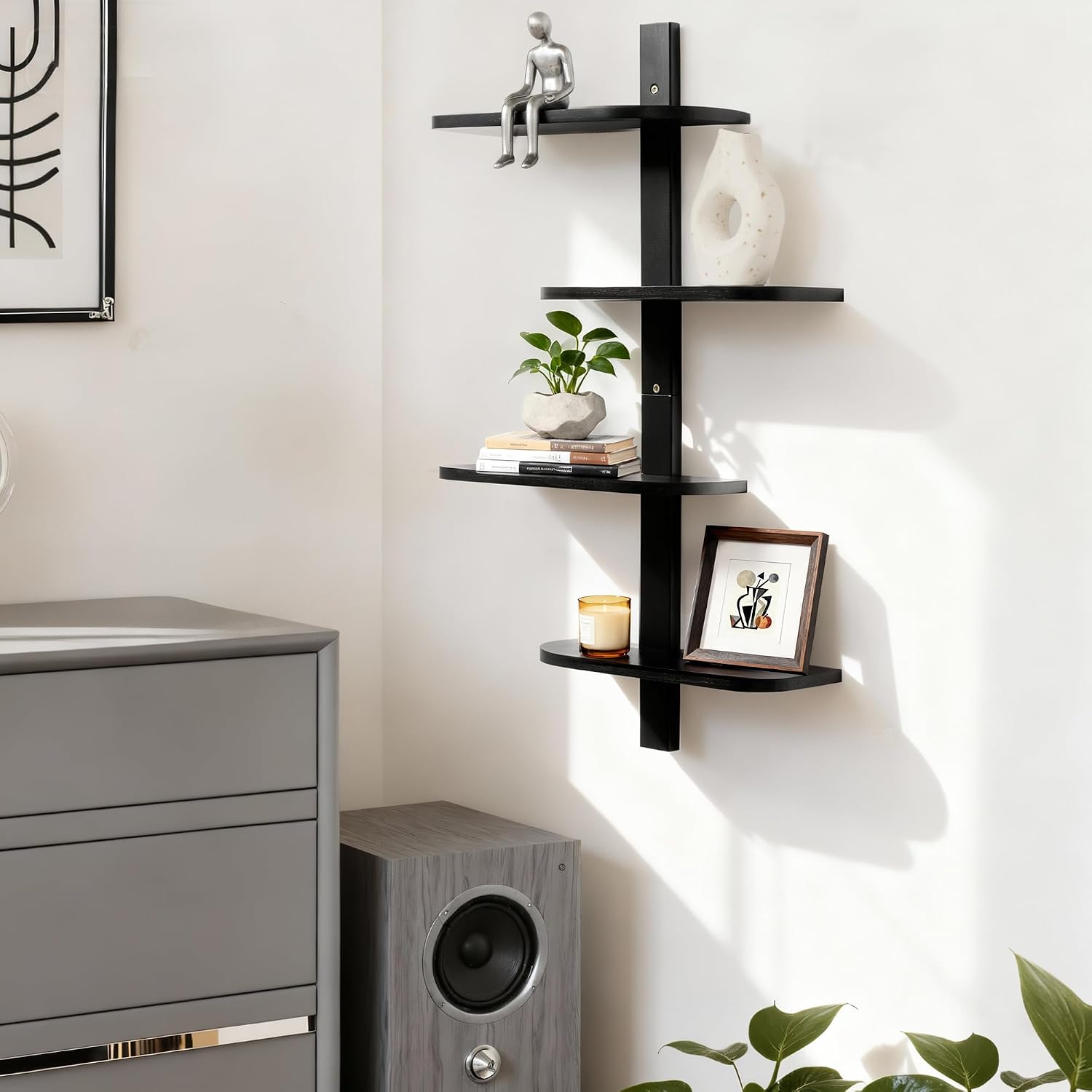 Floating Shelves / Black