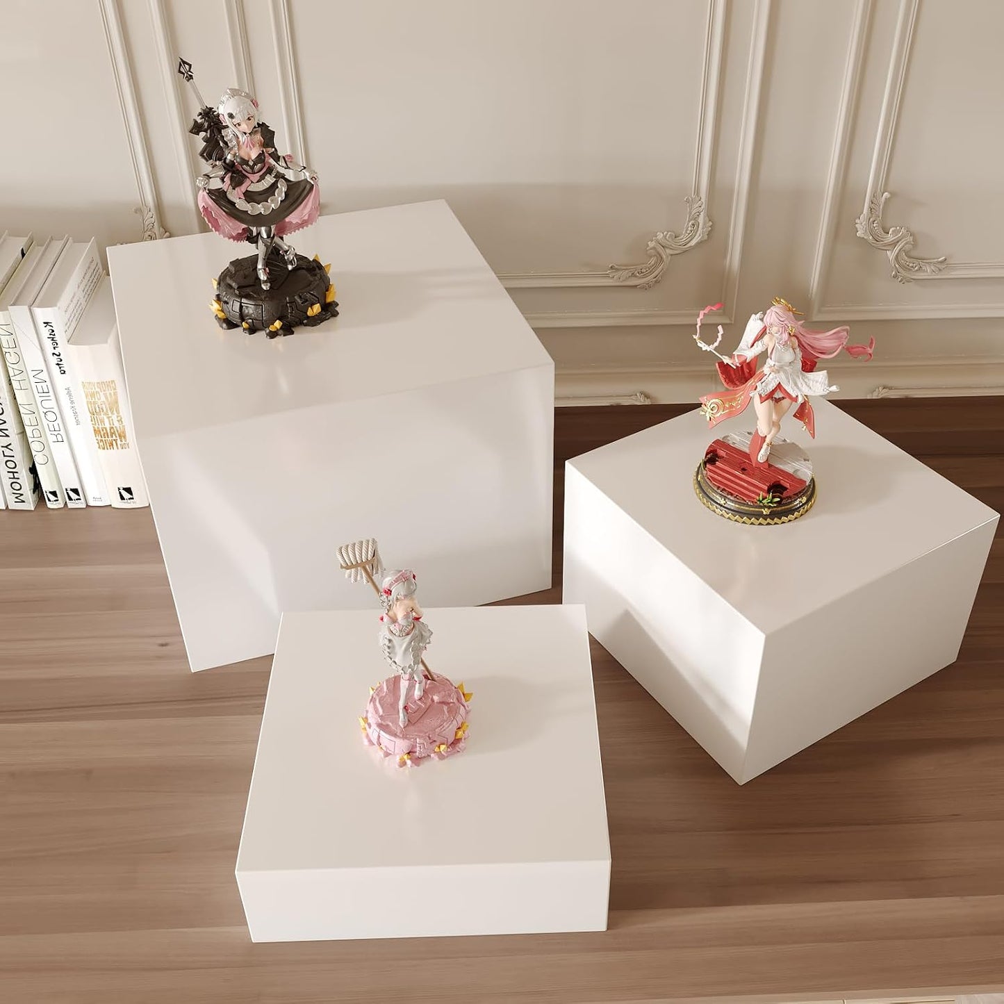 Display Stand Shelf for Catering Dessert Collectibles Jewelry / 2 Set