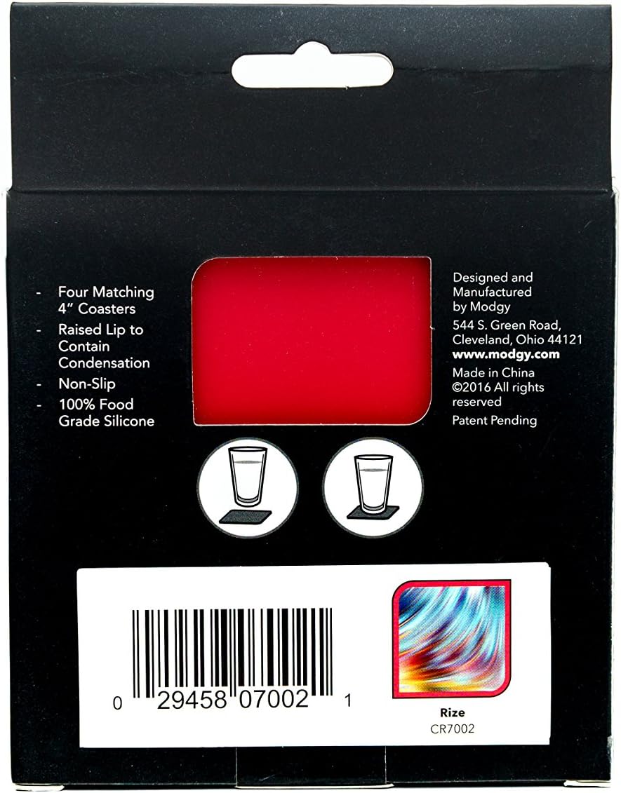 Silicone Coasters for Drinks / Set of 4