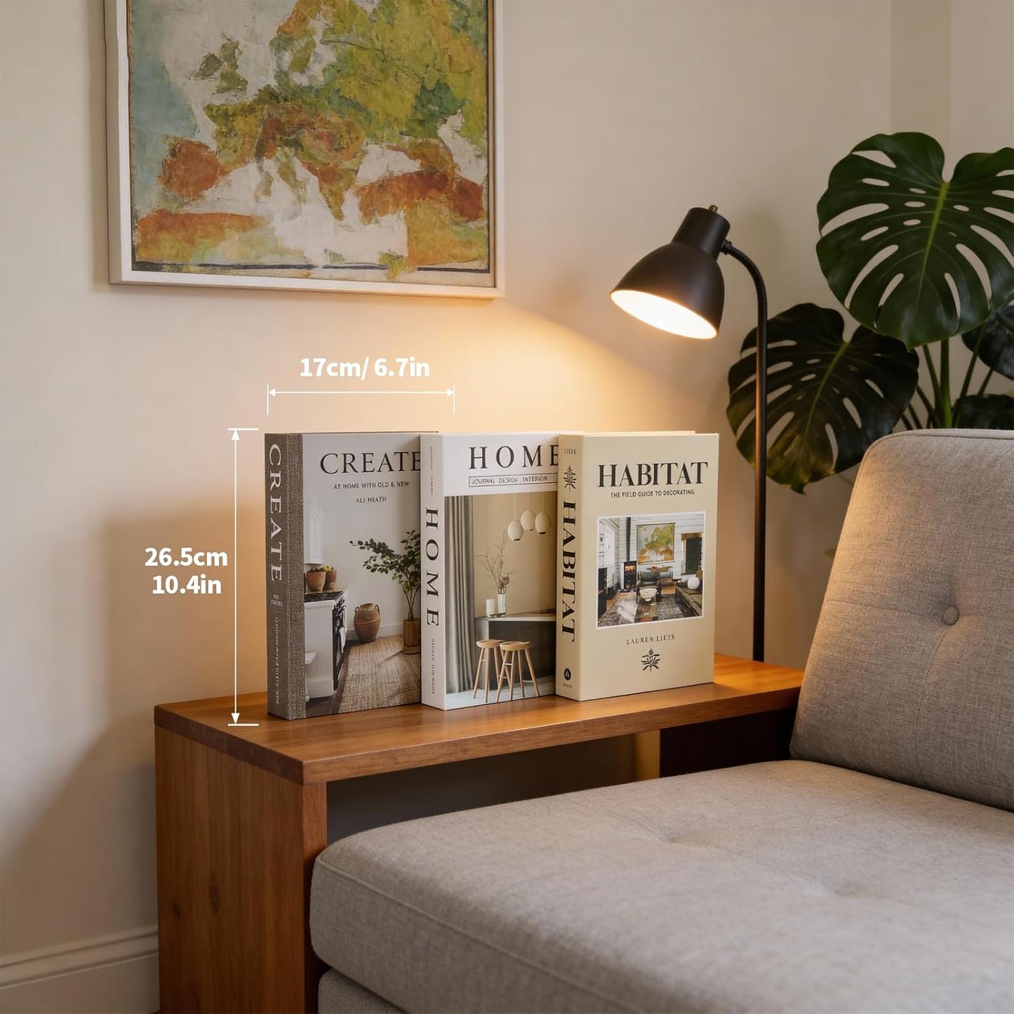 Faux Decorative Books / 3-home Create Habitat / Set of 3
