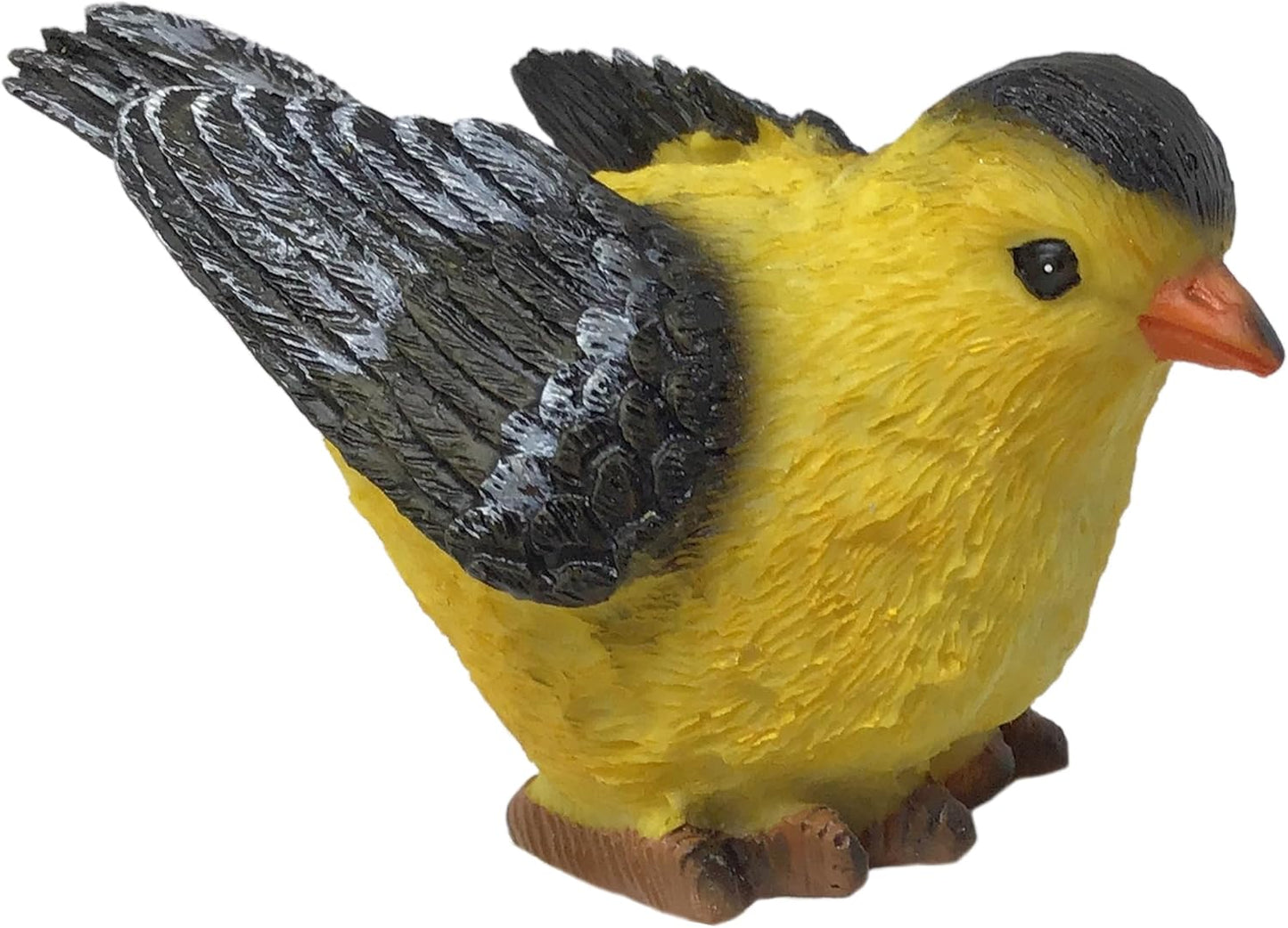 Goldfinch Bird Figurines Hand-Painted / Set of 3