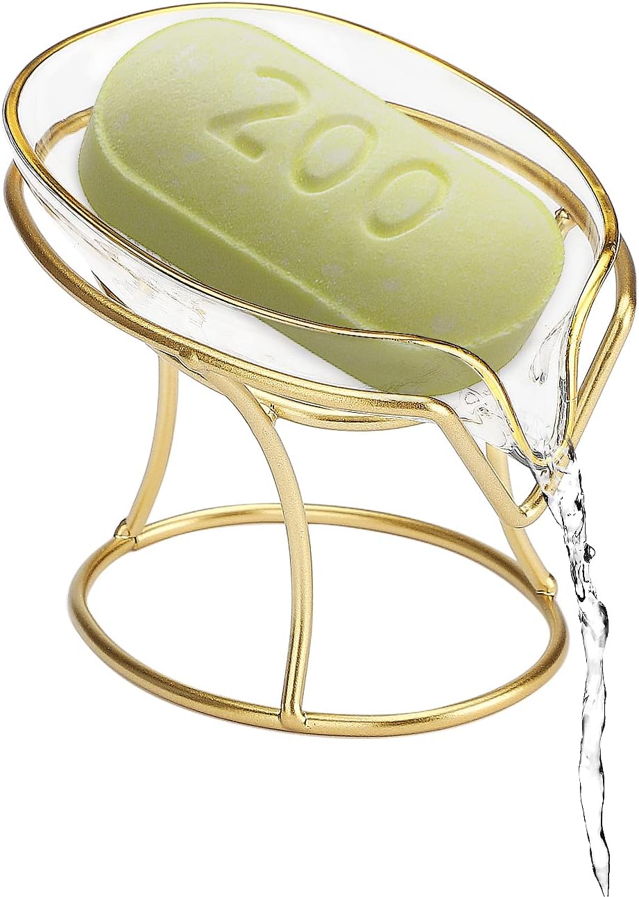 Decorative Bathroom Soap Tray / Transparent