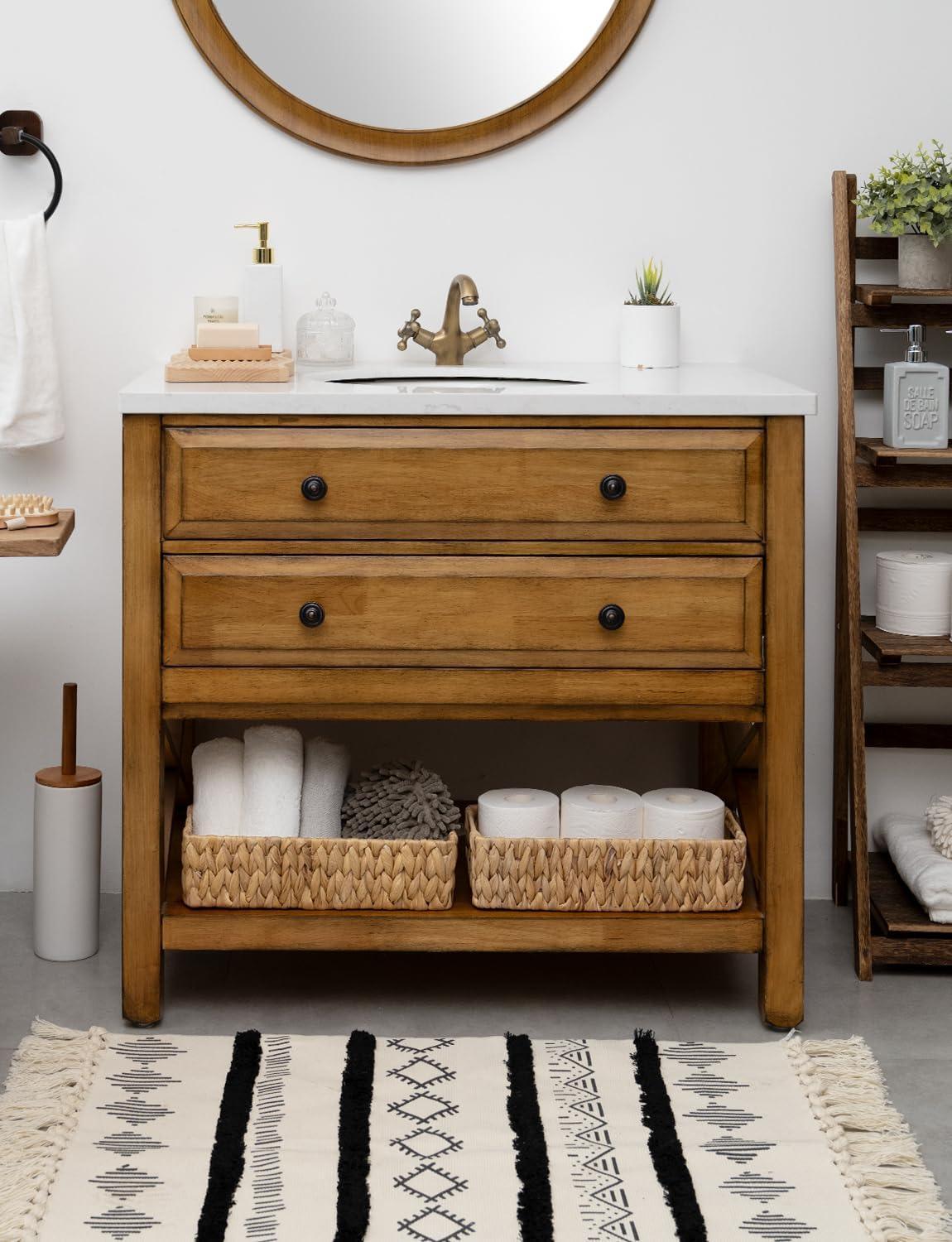 Wicker Baskets for Storage / Natural