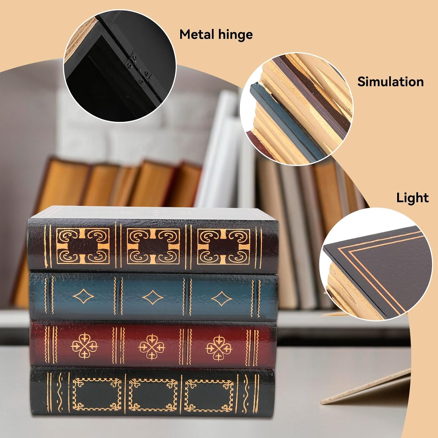 Decorative Fake/Faux Book Storage Box