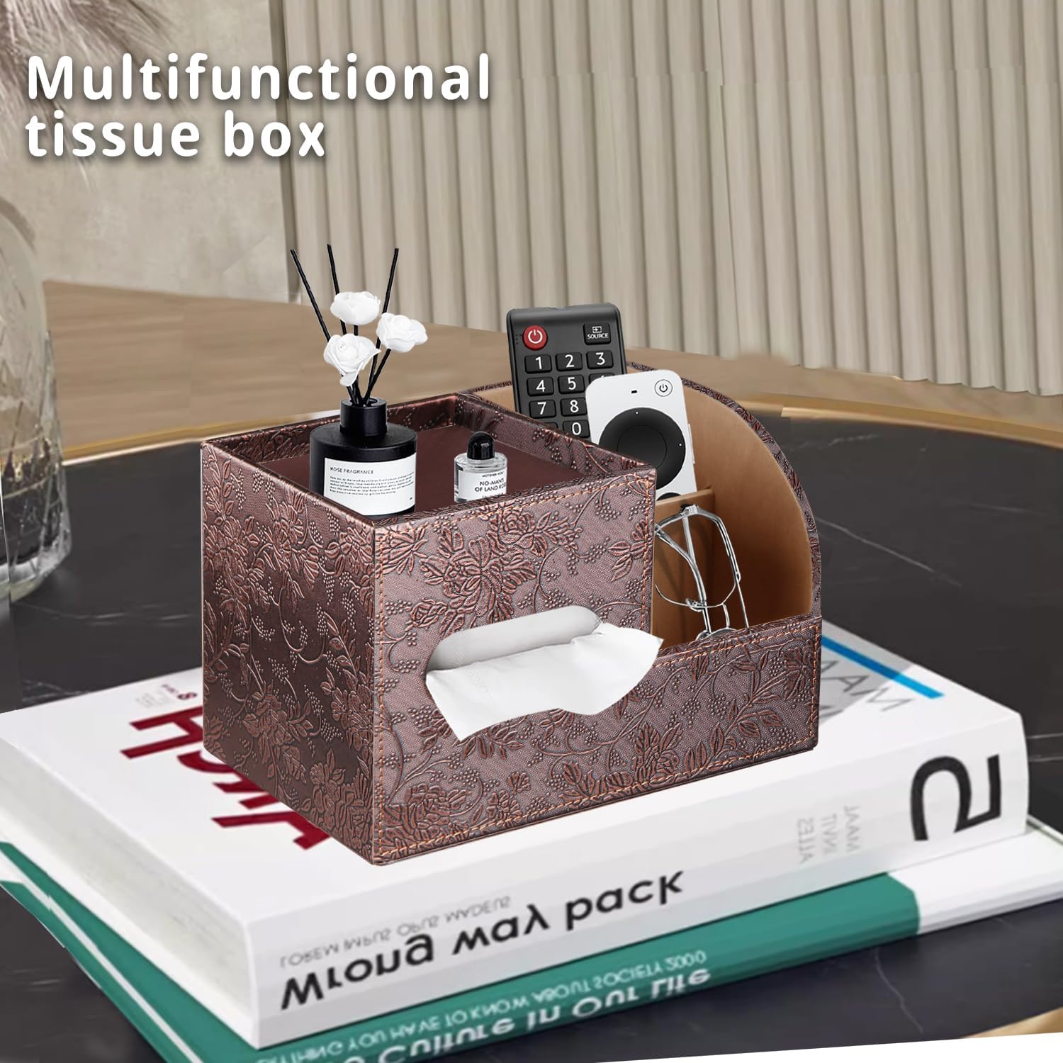Storage Tray and Remote Control Holder / Archaize