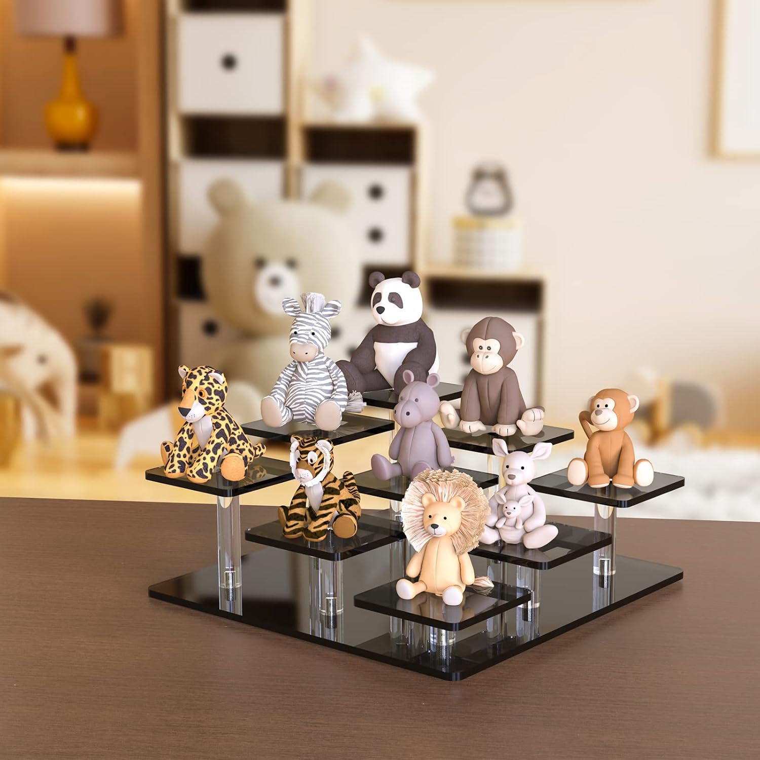 Acrylic Display Stand for Mini Lego Sets Party Favors and Mini LEGO Botanical Collection / Black
