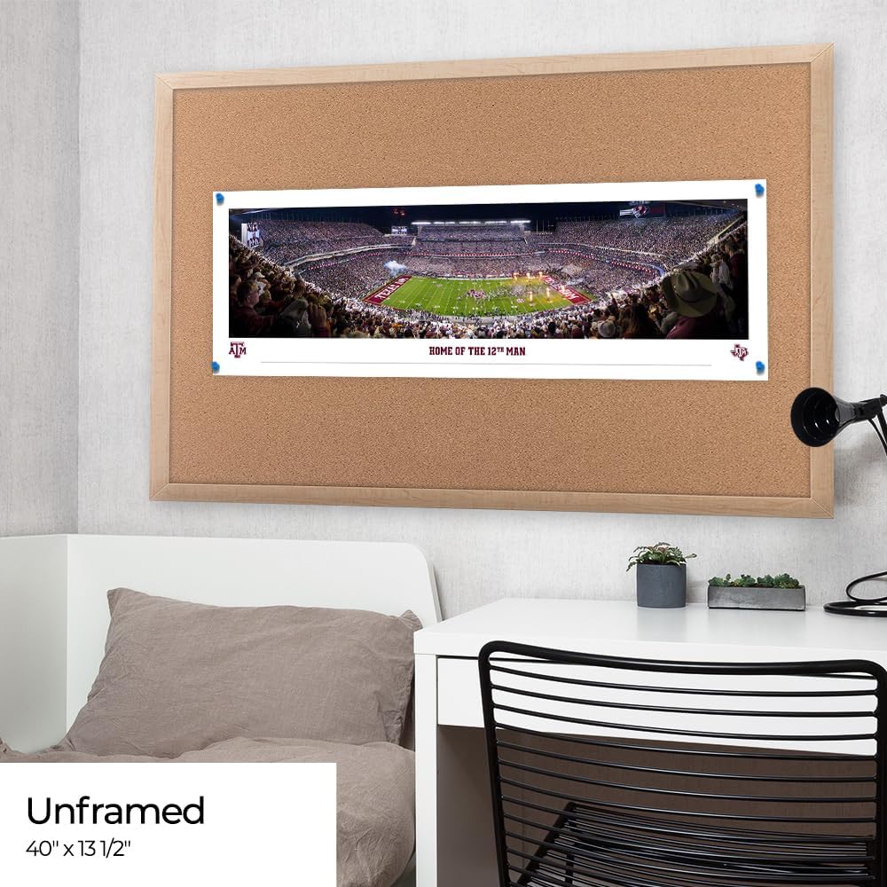 Texas A&M Football / Unframed Poster / Unframed / 40"L x 13.5"W / 40 Inch