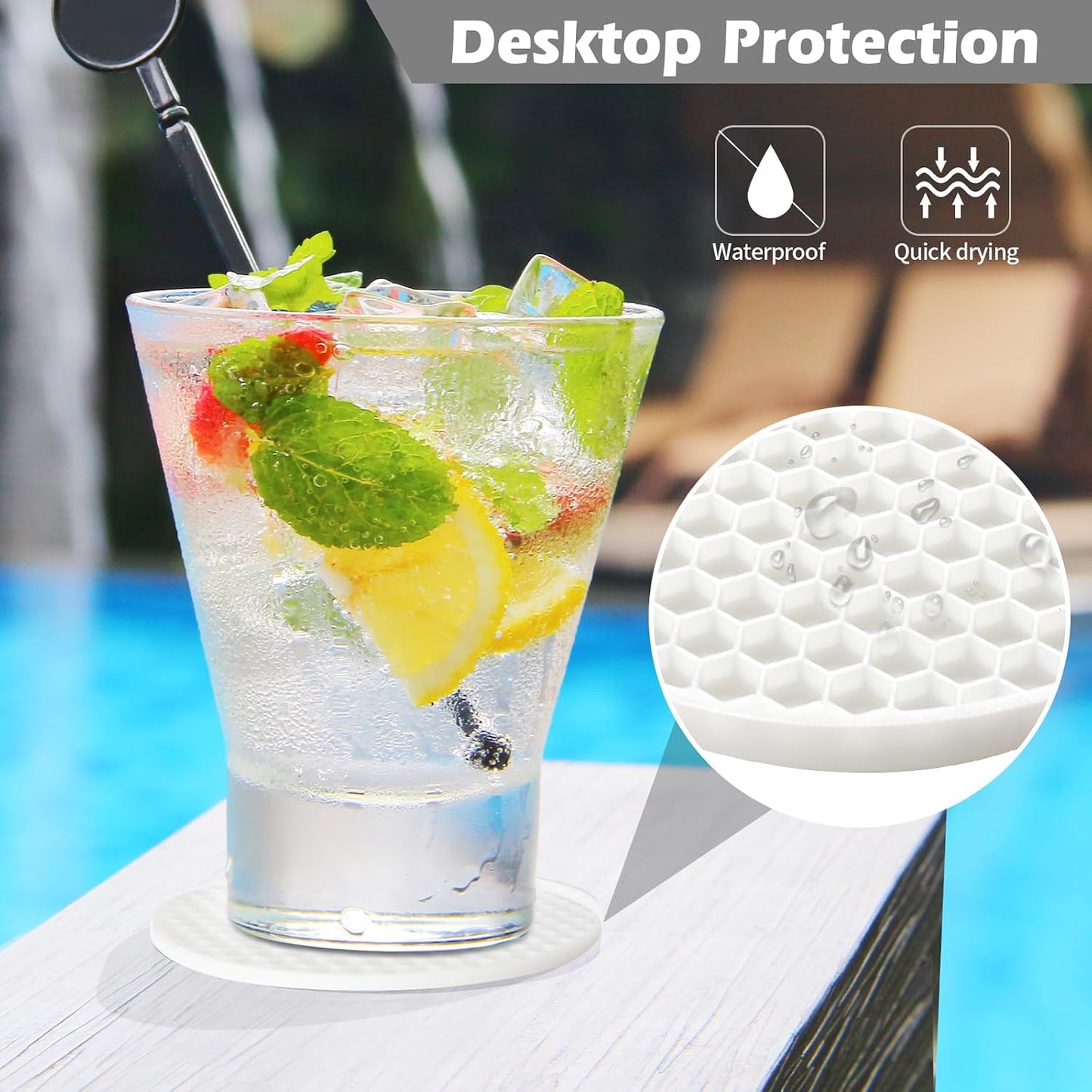 Holder / Hot or Cold / White / Set of 16