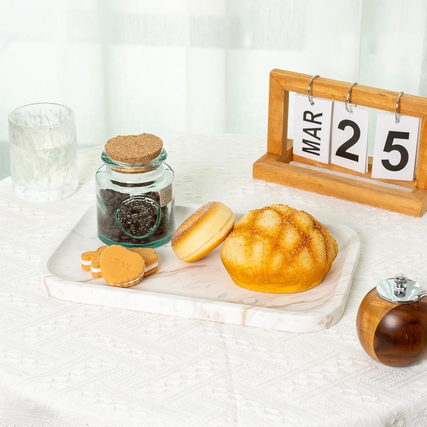 Marble Vanity Tray / Greece-white