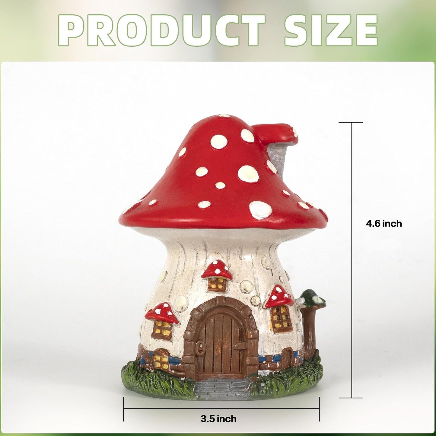 Glow in The Dark Mushroom Incense Holder / Mushroom House