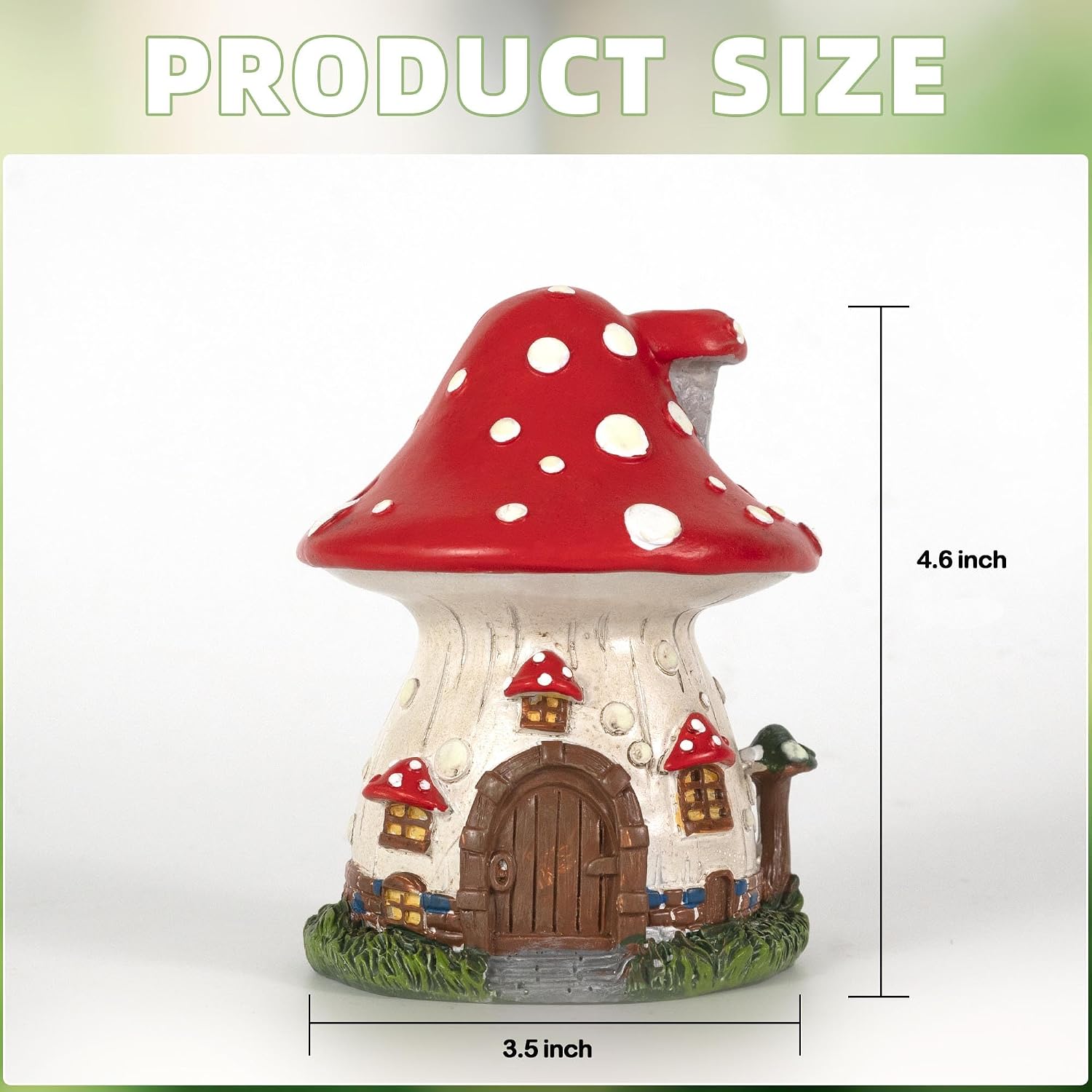 Glow in The Dark Mushroom Incense Holder / Mushroom House