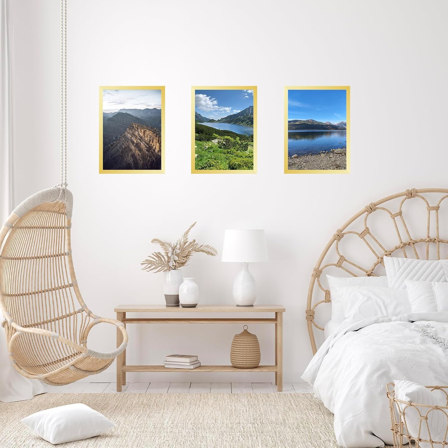 JCJMY 10x14 Picture Frame Set of 6 for 30 x 40cm Diamond Art Painting, Wall Mounting Horizontally or Vertically, 10 x