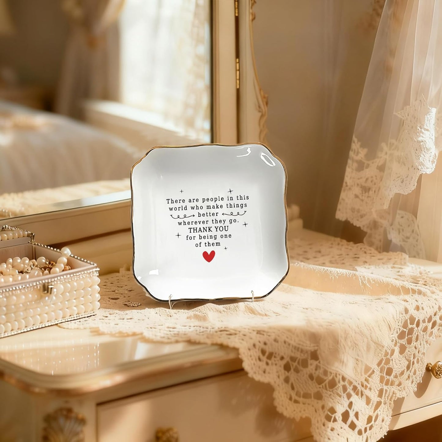 Ceramic Ring Holder / There Are People In This World