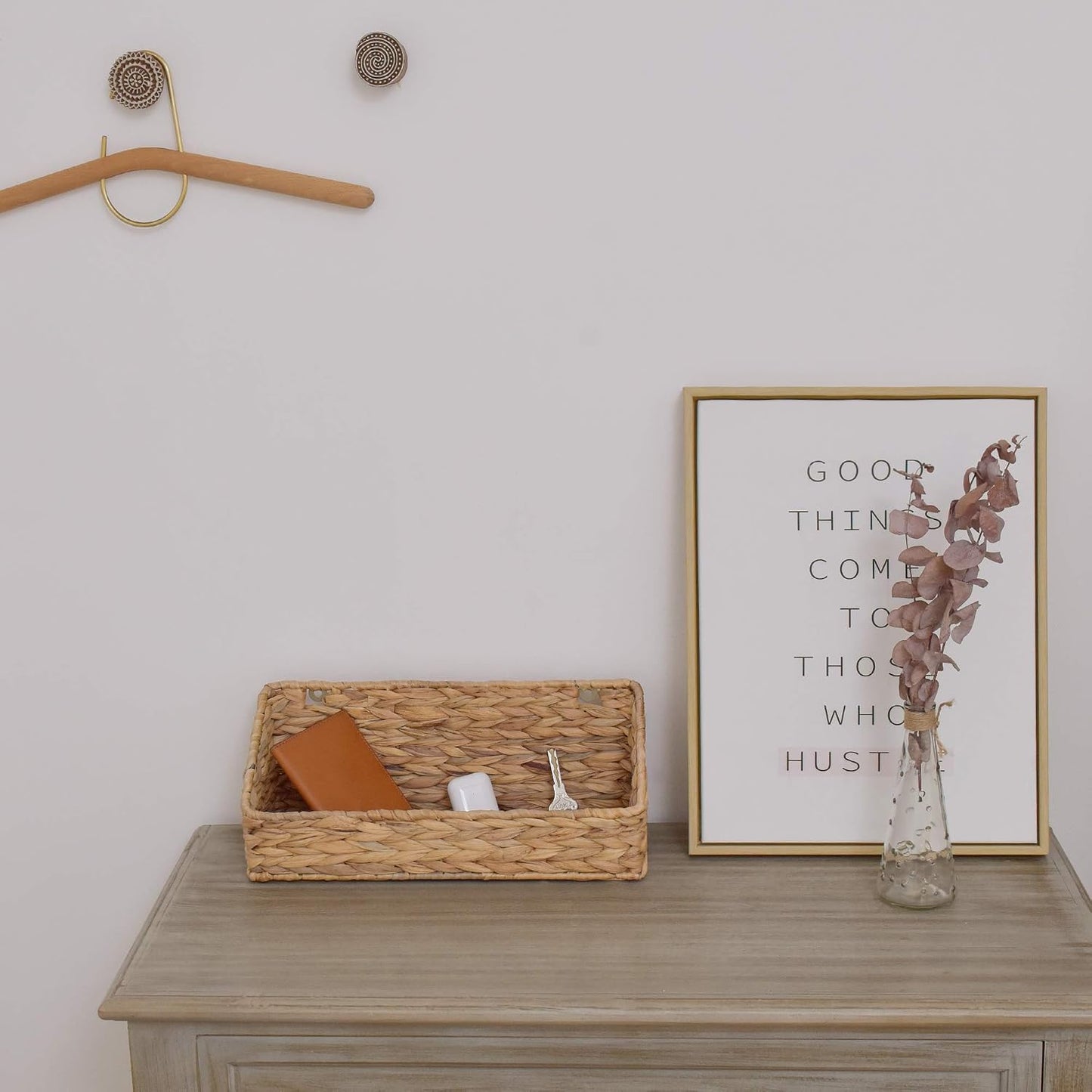 Woven Wall Baskets for Storage / Natural