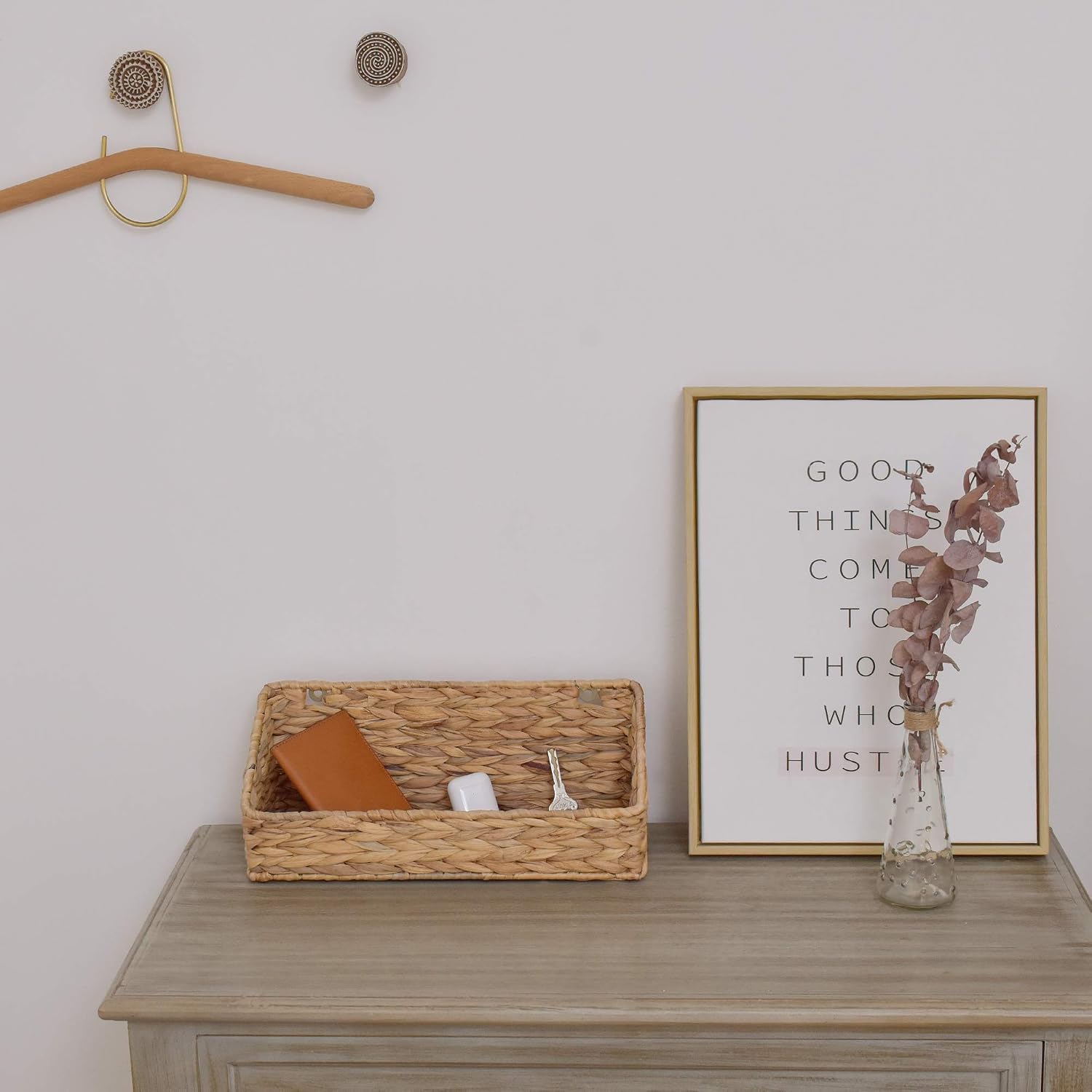 Woven Wall Baskets for Storage / Natural