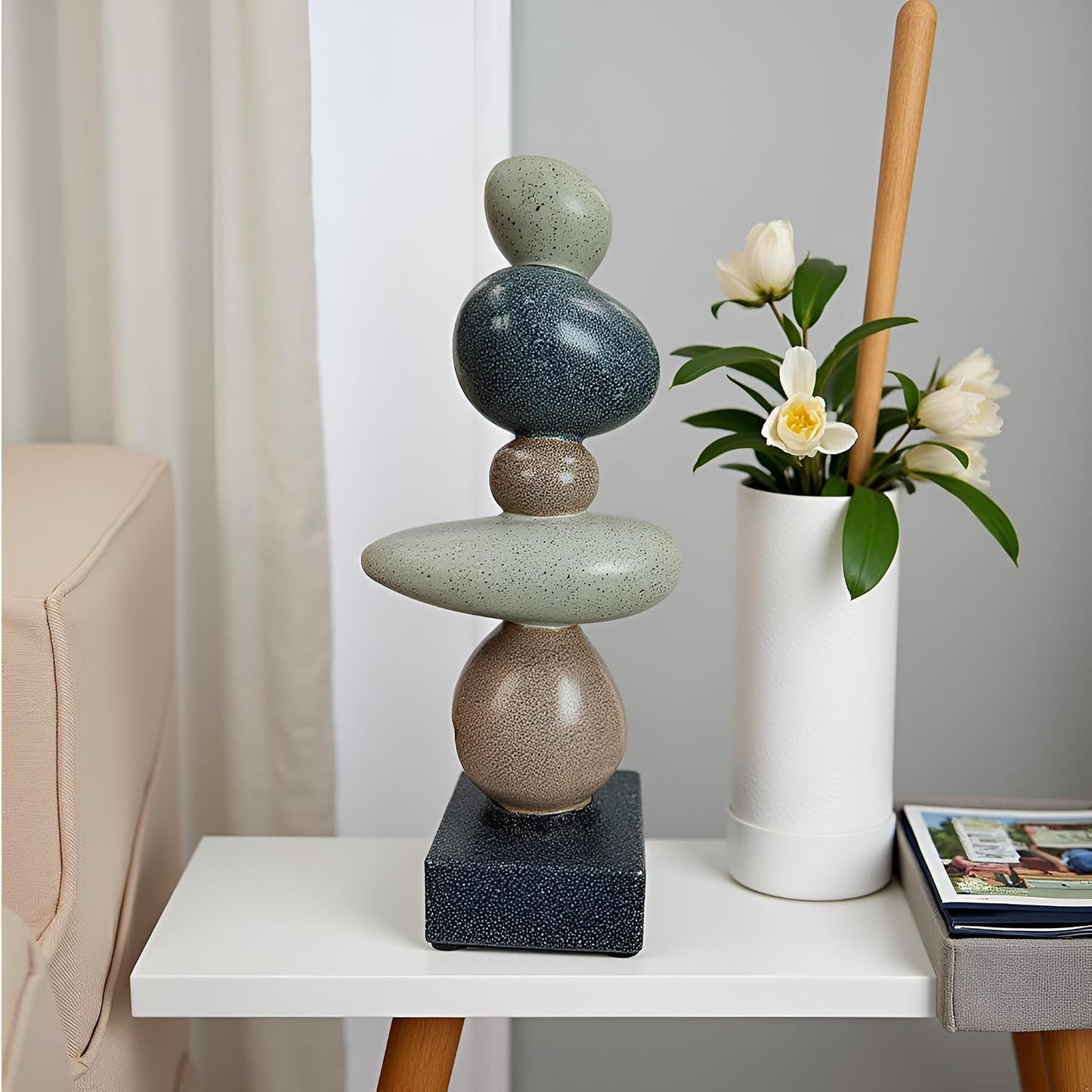 Sandstone Statue Decor / 13" Marble Color