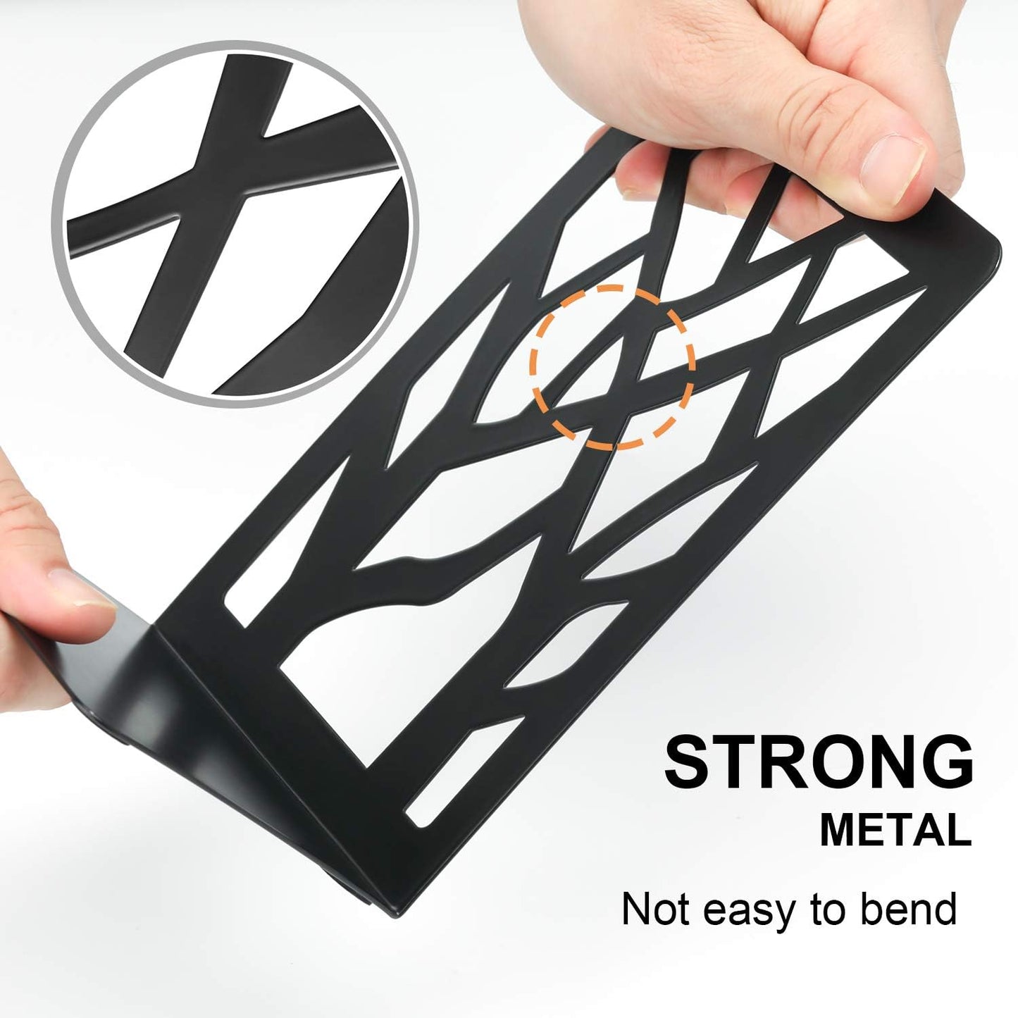 Heavy Duty Metal Book Stopper / 4 Pairs