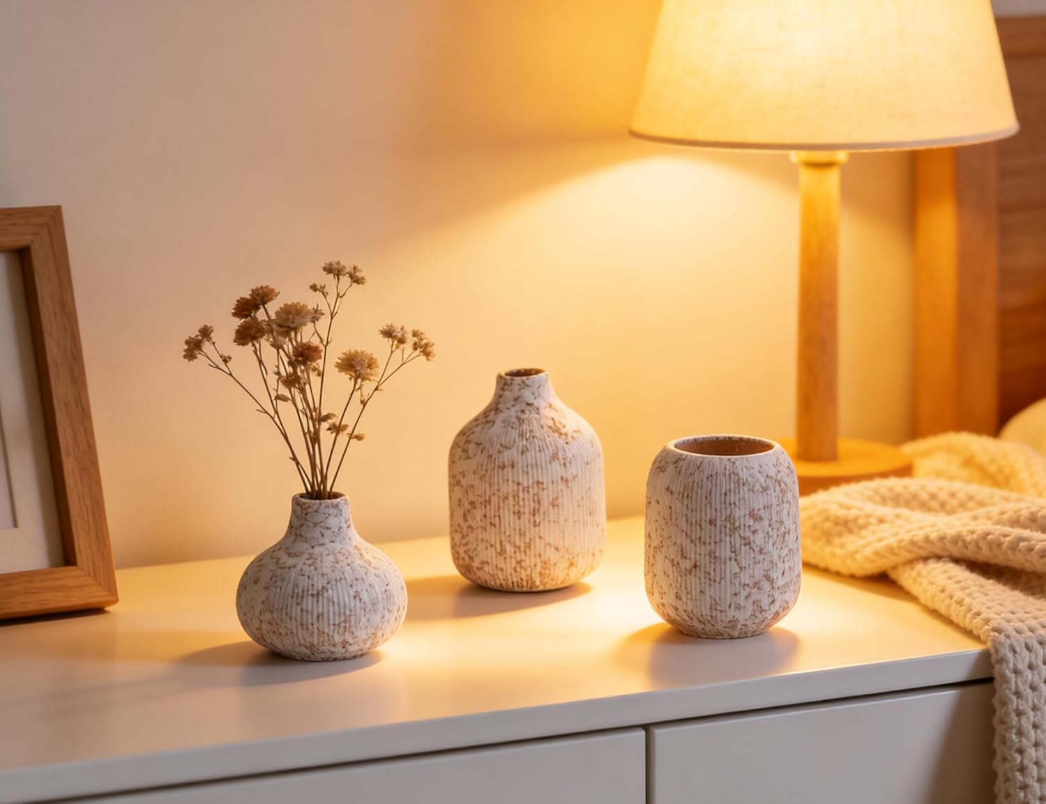 Modern Ceramic Vases Set 3 / 15 Floral