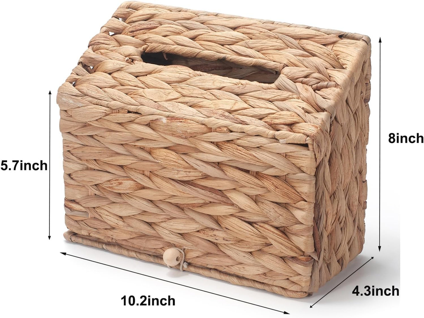 Disposable Paper Hand Towels Wicker Paper Towel Holders Trapezoid