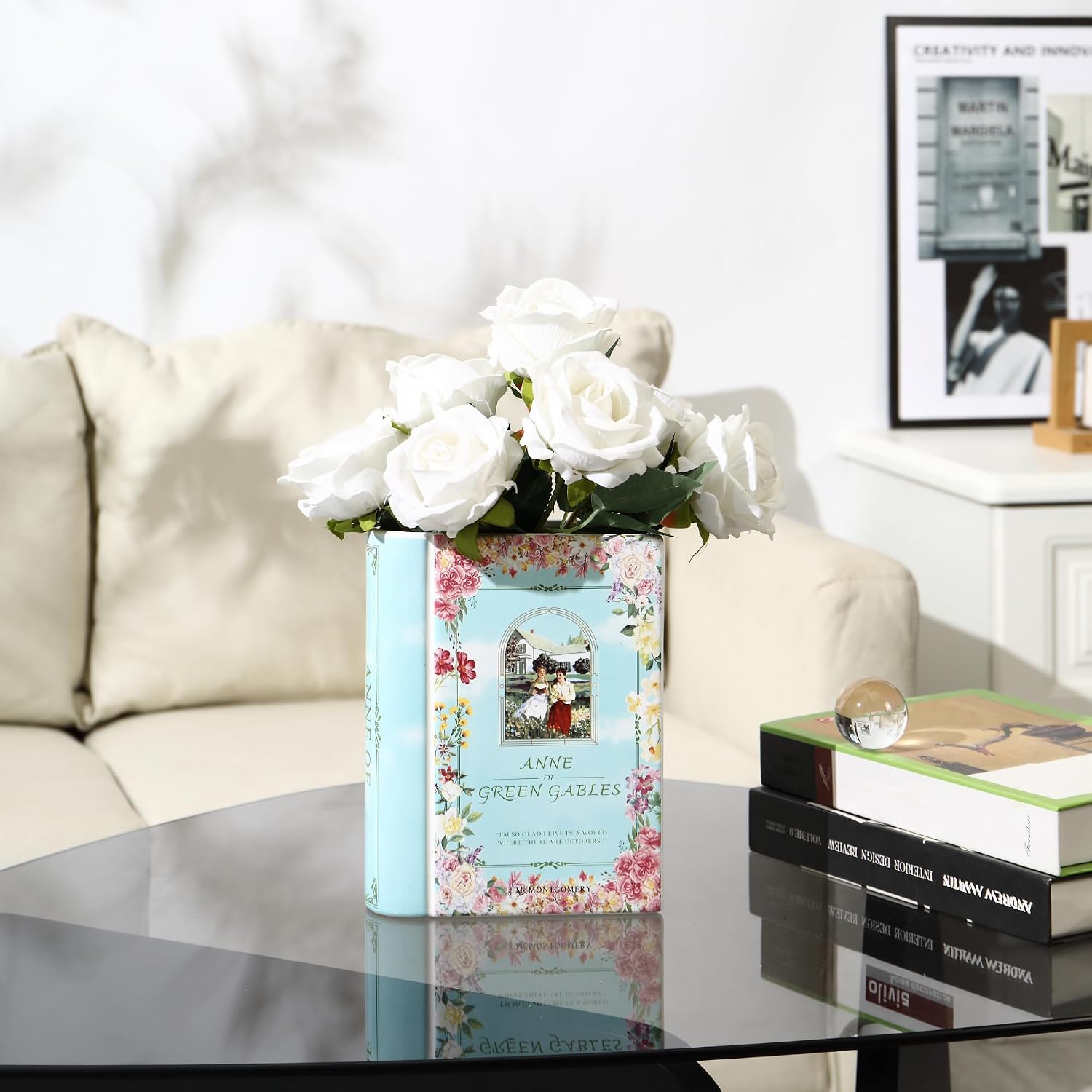 Ceramic Book Vase / Anne / Ceramic-8