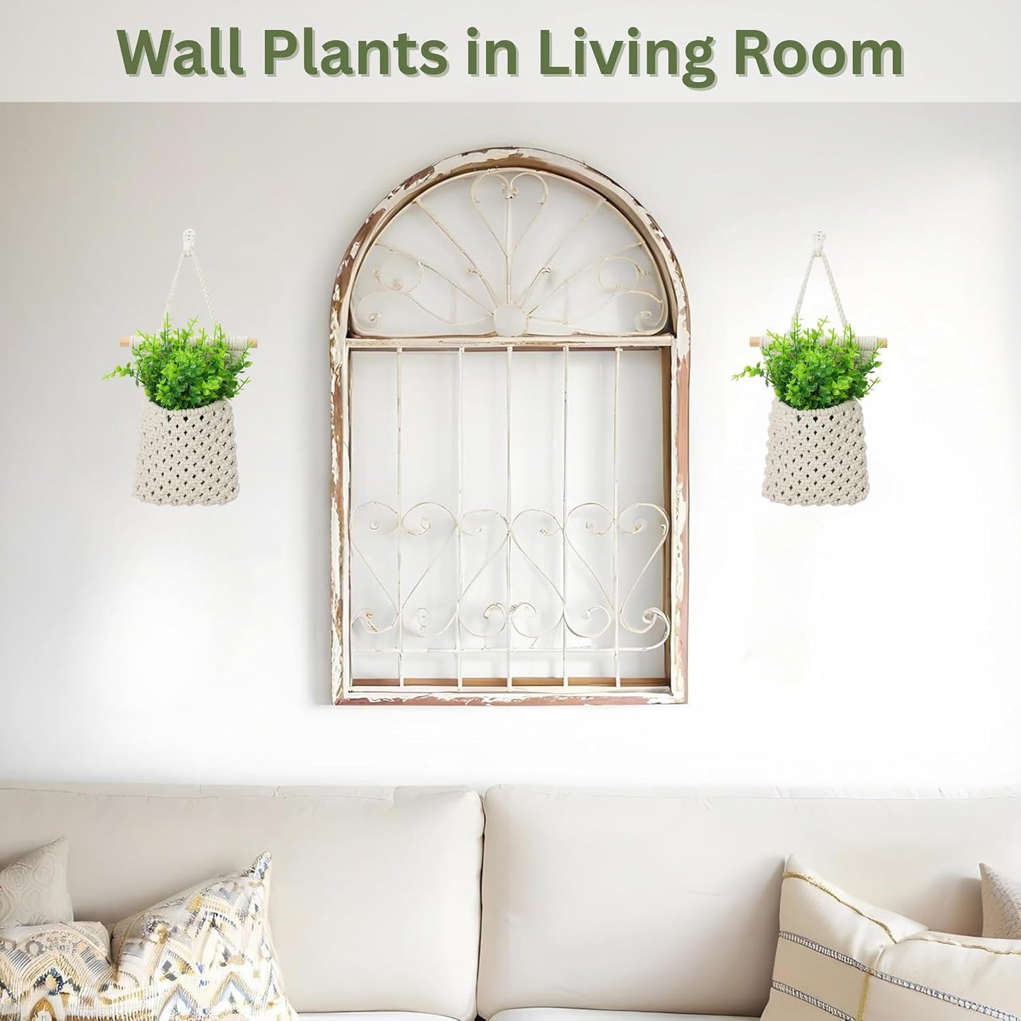 Macrame Plant Hanger / White