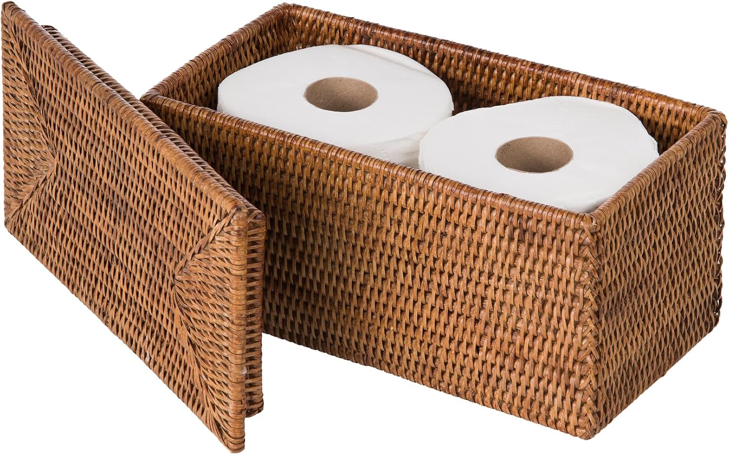 Rattan Basket Decorative Boxes / Brown