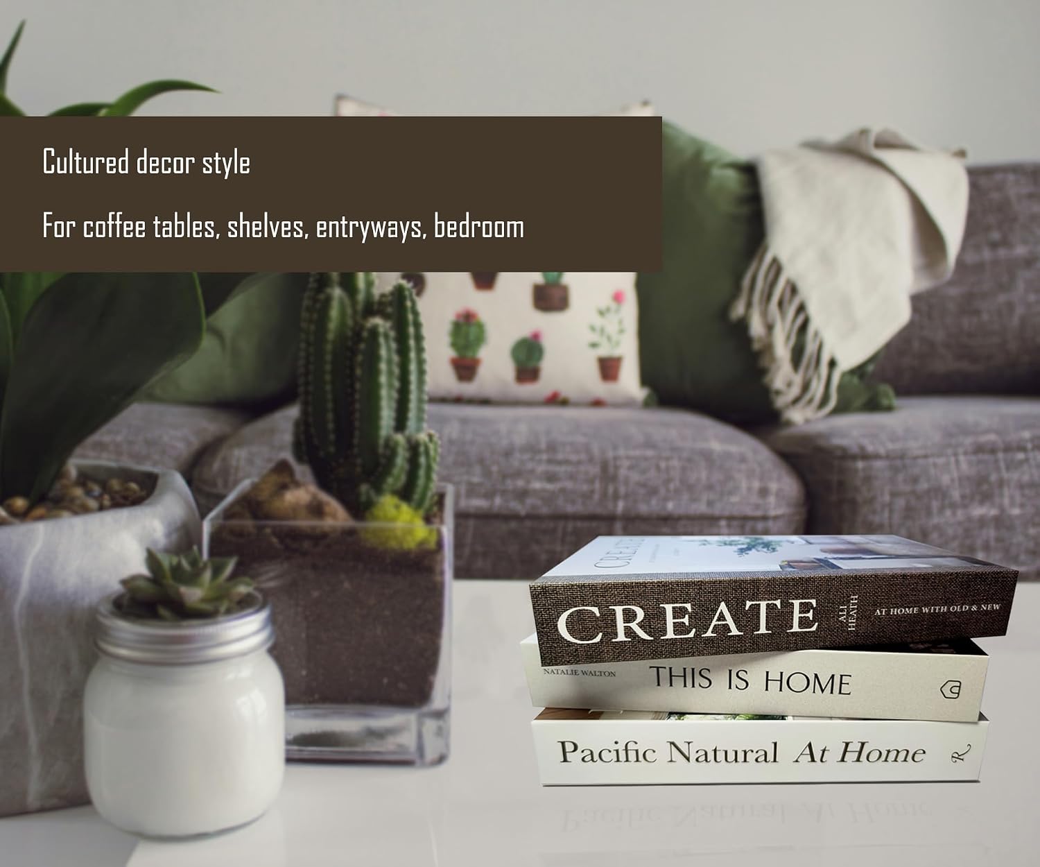 Faux Decorative Books / This Is Home